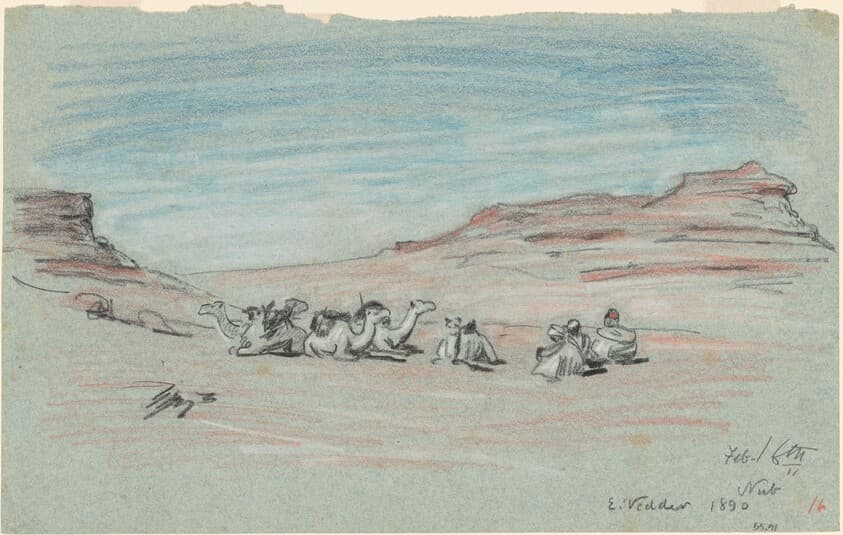 Nile Journey, No. 20 — Elihu Vedder