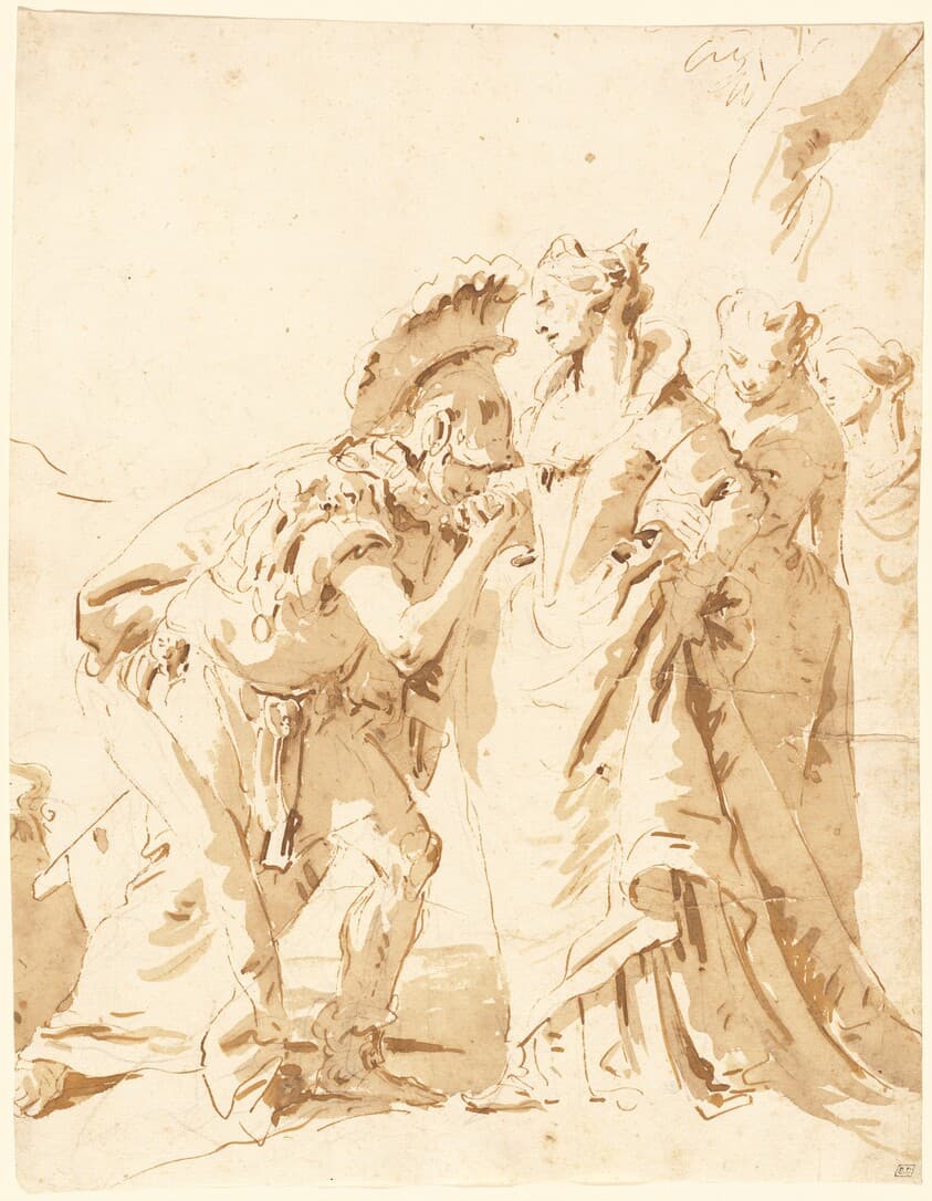 The Meeting of Antony and Cleopatra — Giovanni Battista Tiepolo