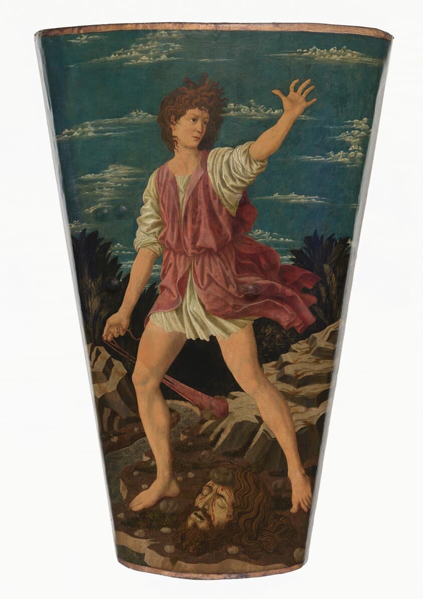 David with the Head of Goliath — Andrea del Castagno
