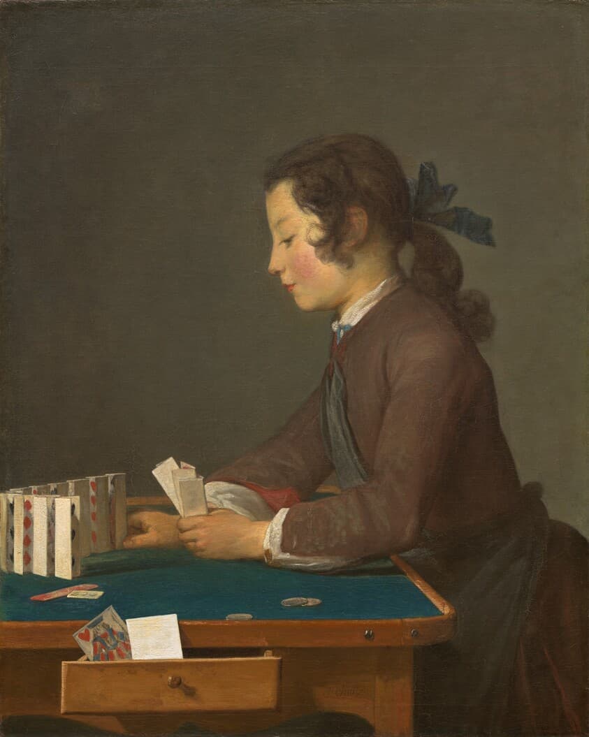 The House of Cards — Jean Siméon Chardin