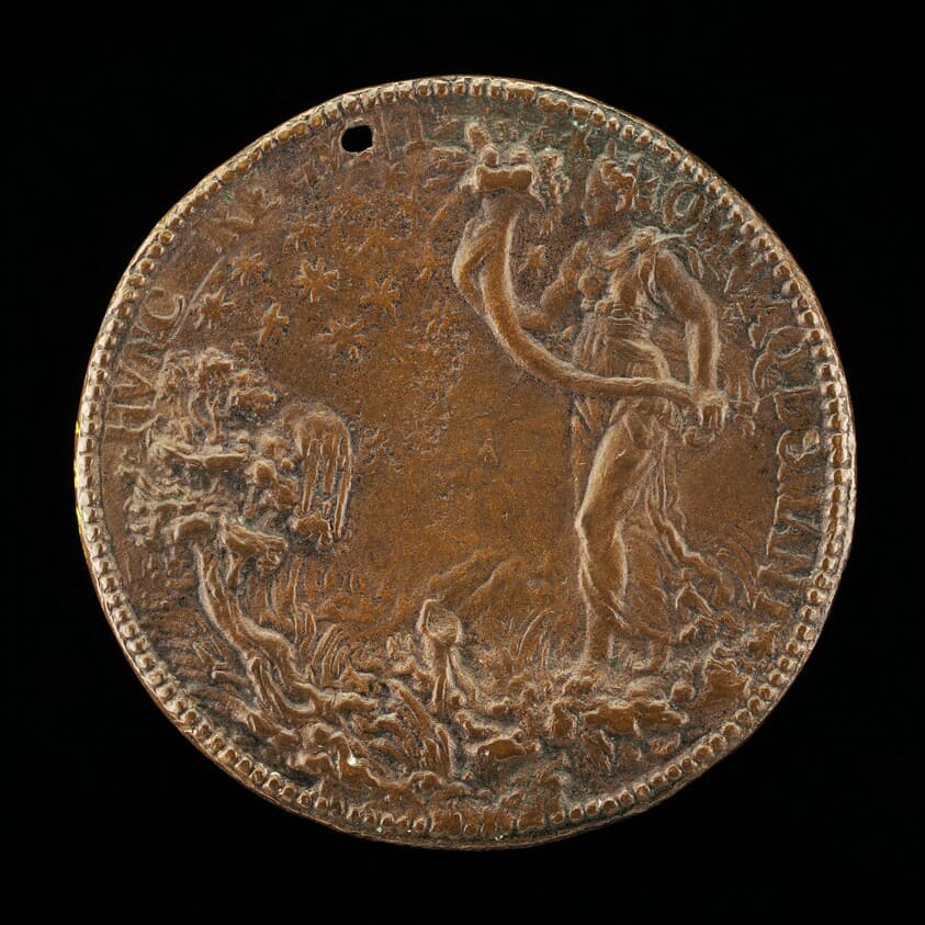 Figure Carrying a Cornucopiae [reverse] — Pier Paolo Galeotti