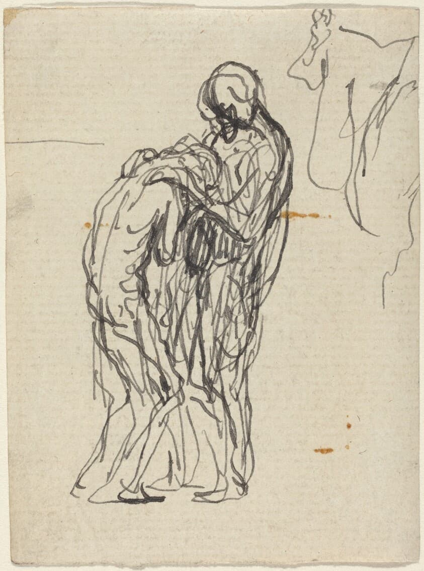 The Prodigal Son — Honoré Daumier