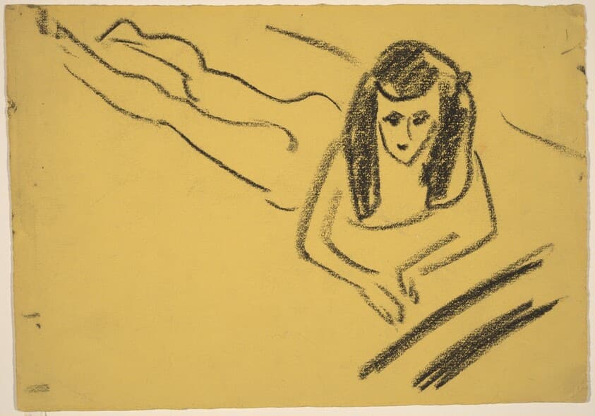 Fränzi Reclining — Ernst Ludwig Kirchner