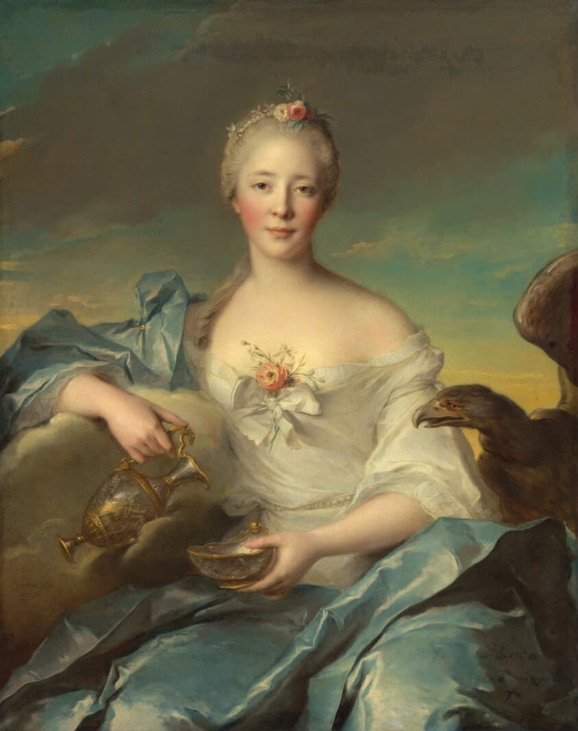 Madame Le Fèvre de Caumartin as Hebe — Jean-Marc Nattier