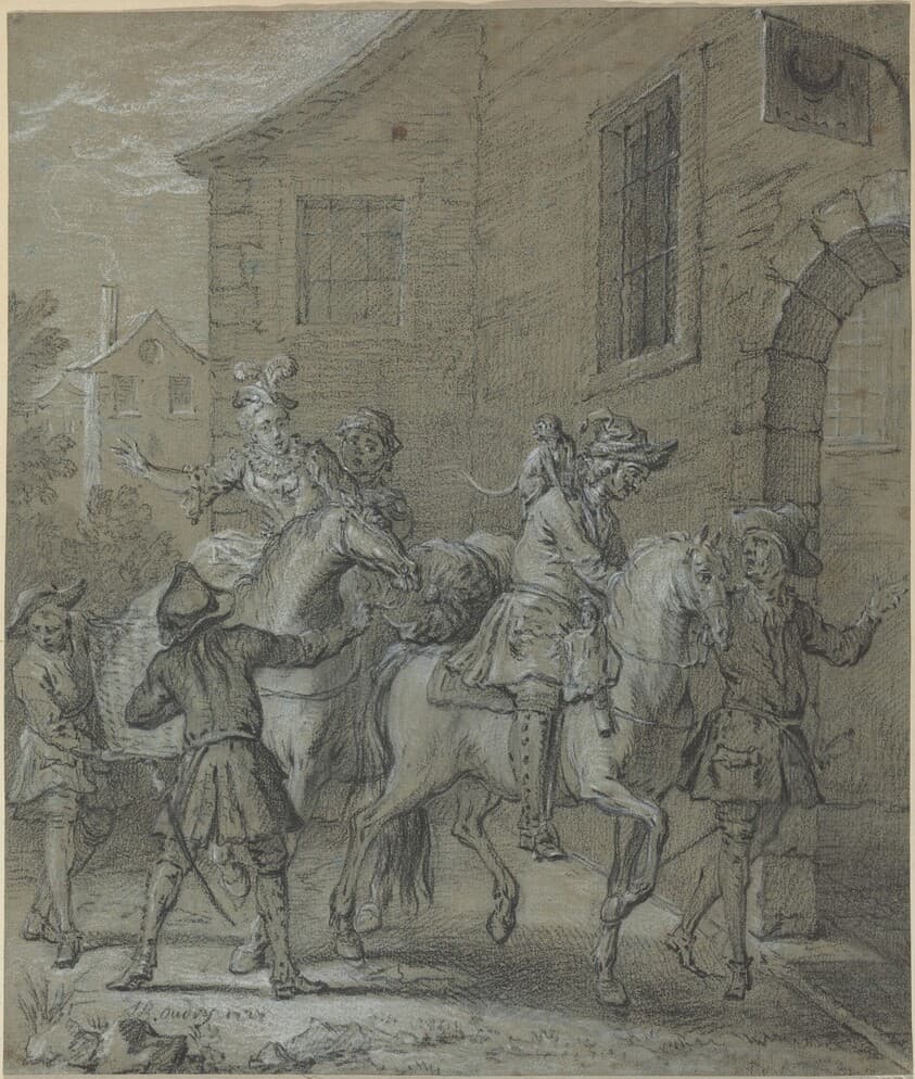 L'Arrivee de l'Operateur dans l'hotellerie — Jean-Baptiste Oudry