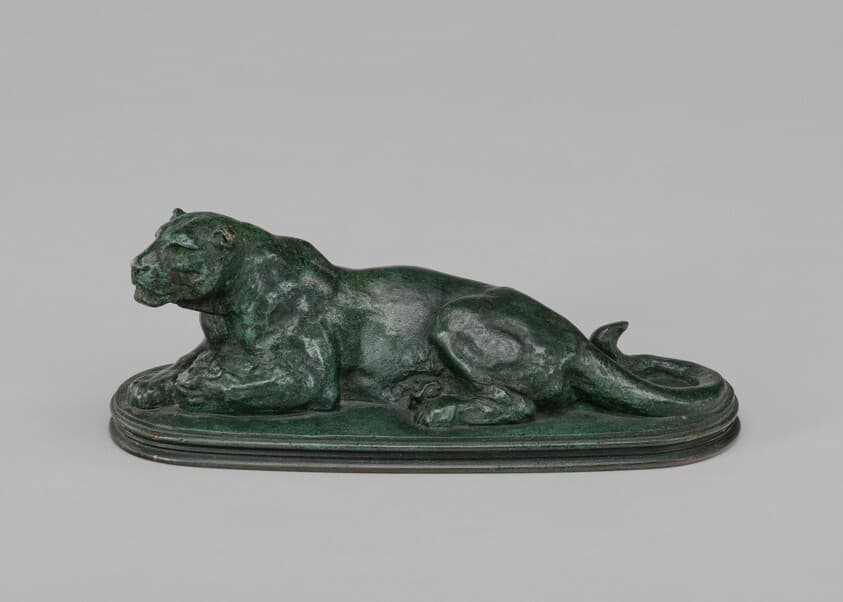 Reclining Panther — Antoine-Louis Barye