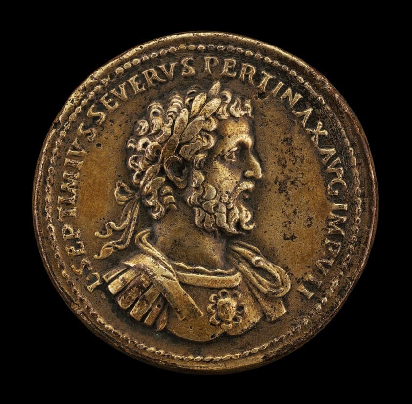 Septimius Severus, Emperor, reigned A.D. 193-211 [obverse] — Giovanni da Cavino
