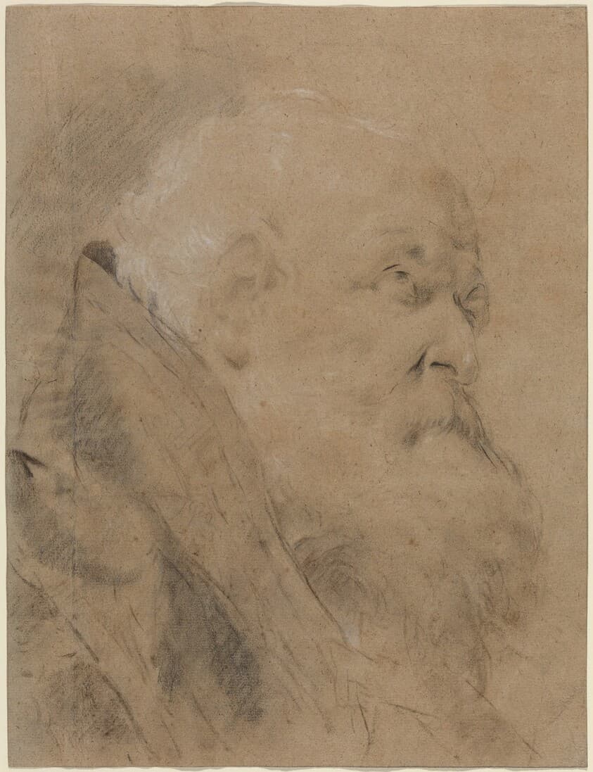 An Elderly Bishop — Giuseppe Angeli