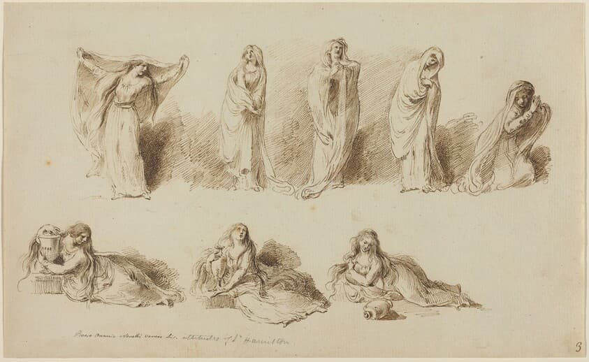 The Attitudes of Lady Hamilton — Pietro Antonio Novelli