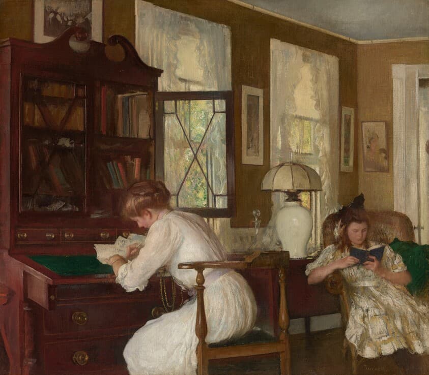 Josephine and Mercie — Edmund Tarbell