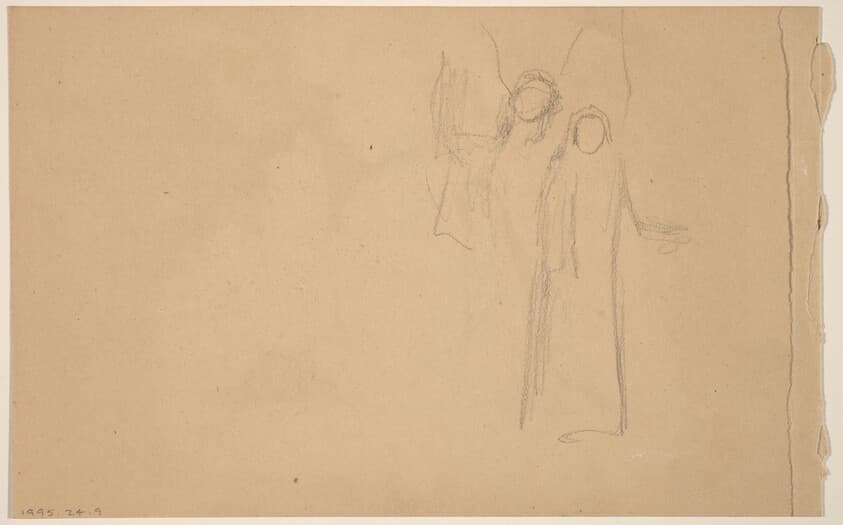 Study of Figures [verso] — Charles Sprague Pearce