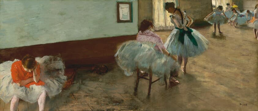 The Dance Lesson — Edgar Degas