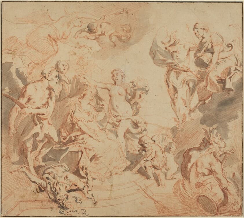 Antwerp Blessed with Abundance — Theodoor van Thulden