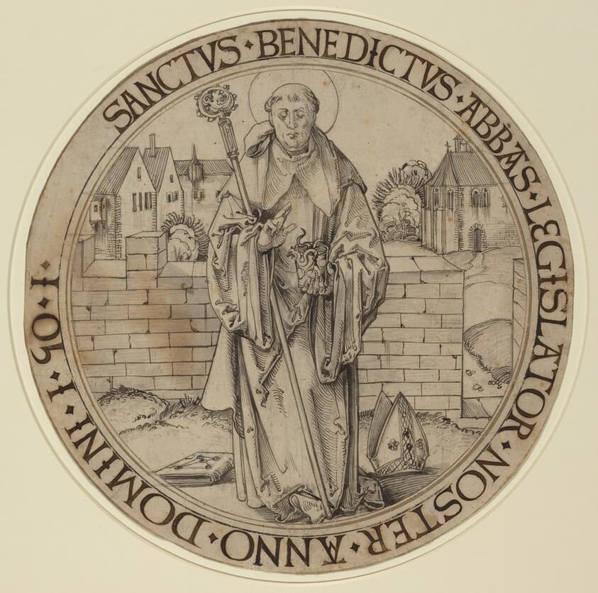 Saint Benedict — Hans Süss von Kulmbach