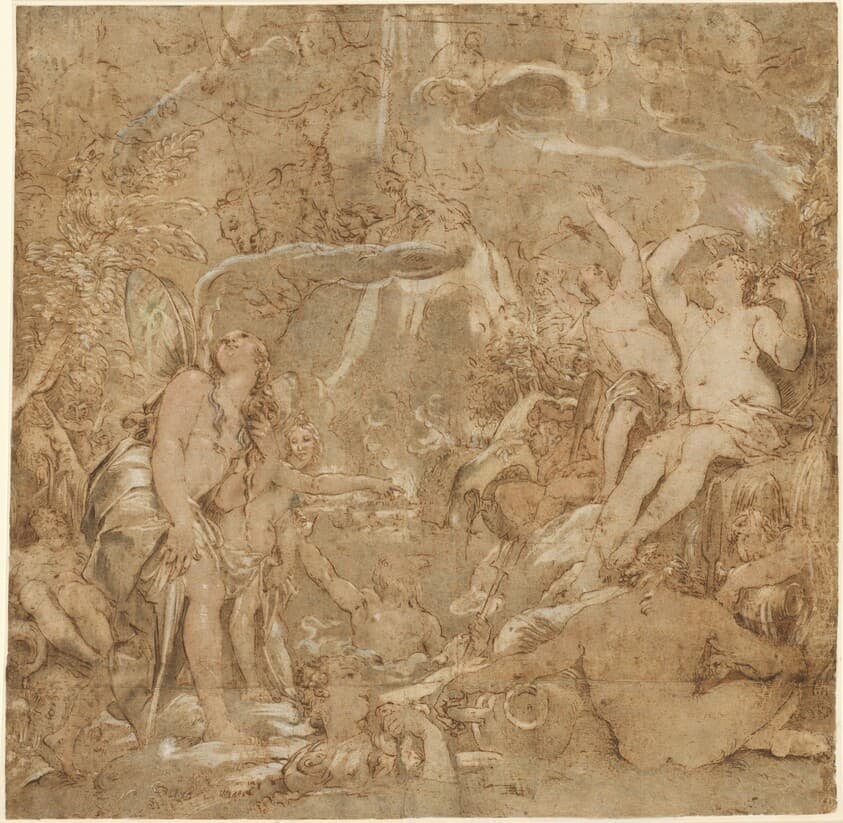 The Daughters of the Po with River Gods — Joseph Heintz the Elder