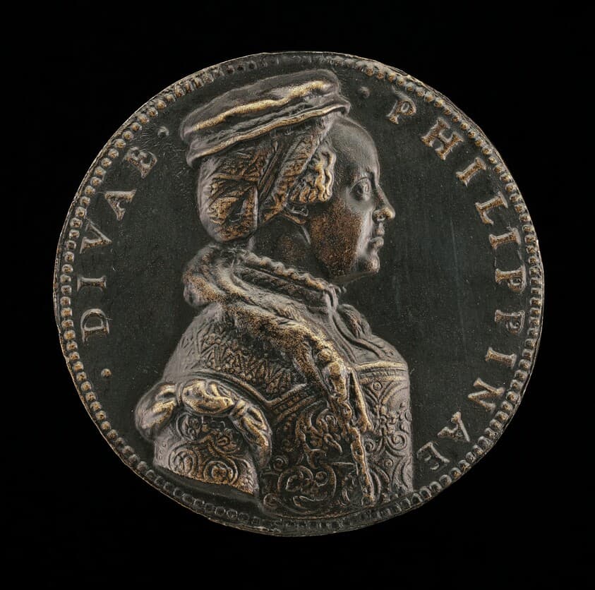 Philippina Welser, 1527-1580, Wife of Archduke Ferdinand of Austria 1557 — Leone Leoni
