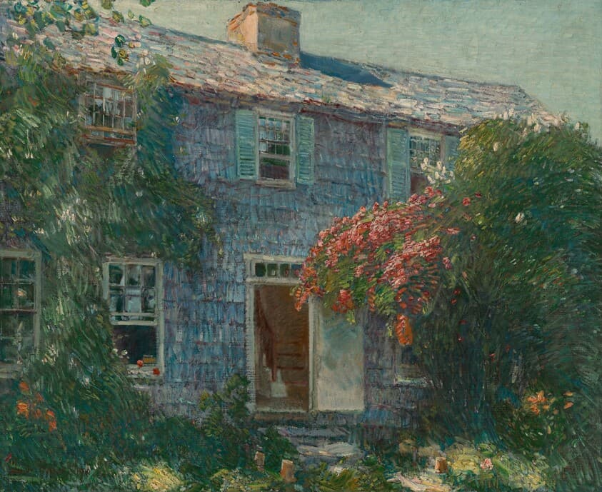 Old House at East Hampton — Childe Hassam