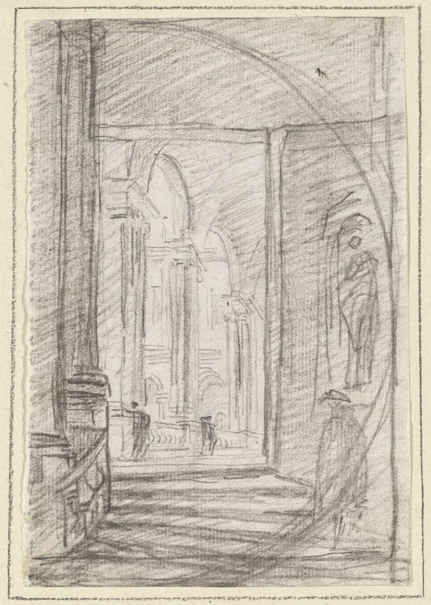 Interior of a Roman Palace — Hubert Robert