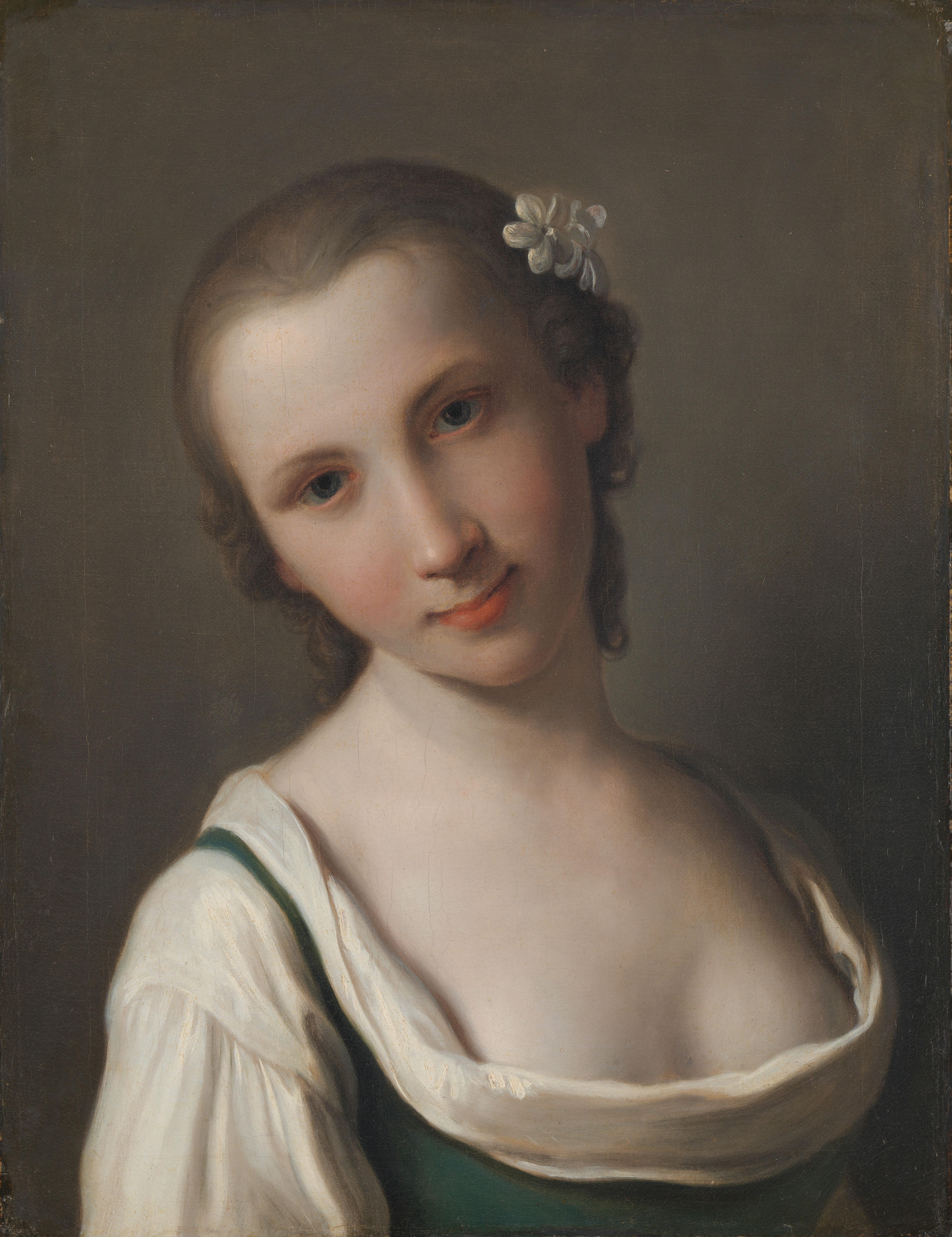 A young Woman — Pietro Rotari