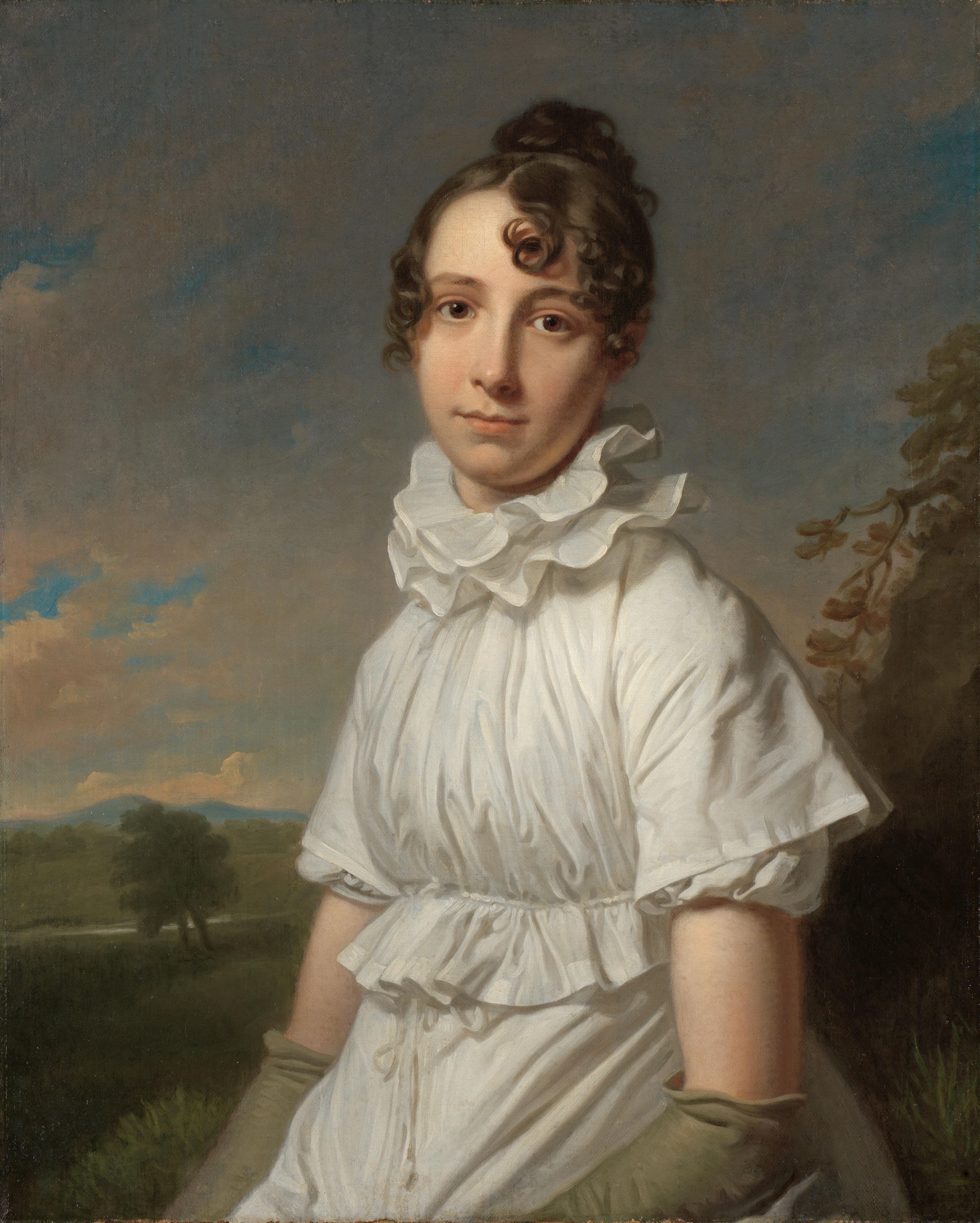 Portrait of Emma Jane Hodges (1789-1868) — Charles Howard Hodges