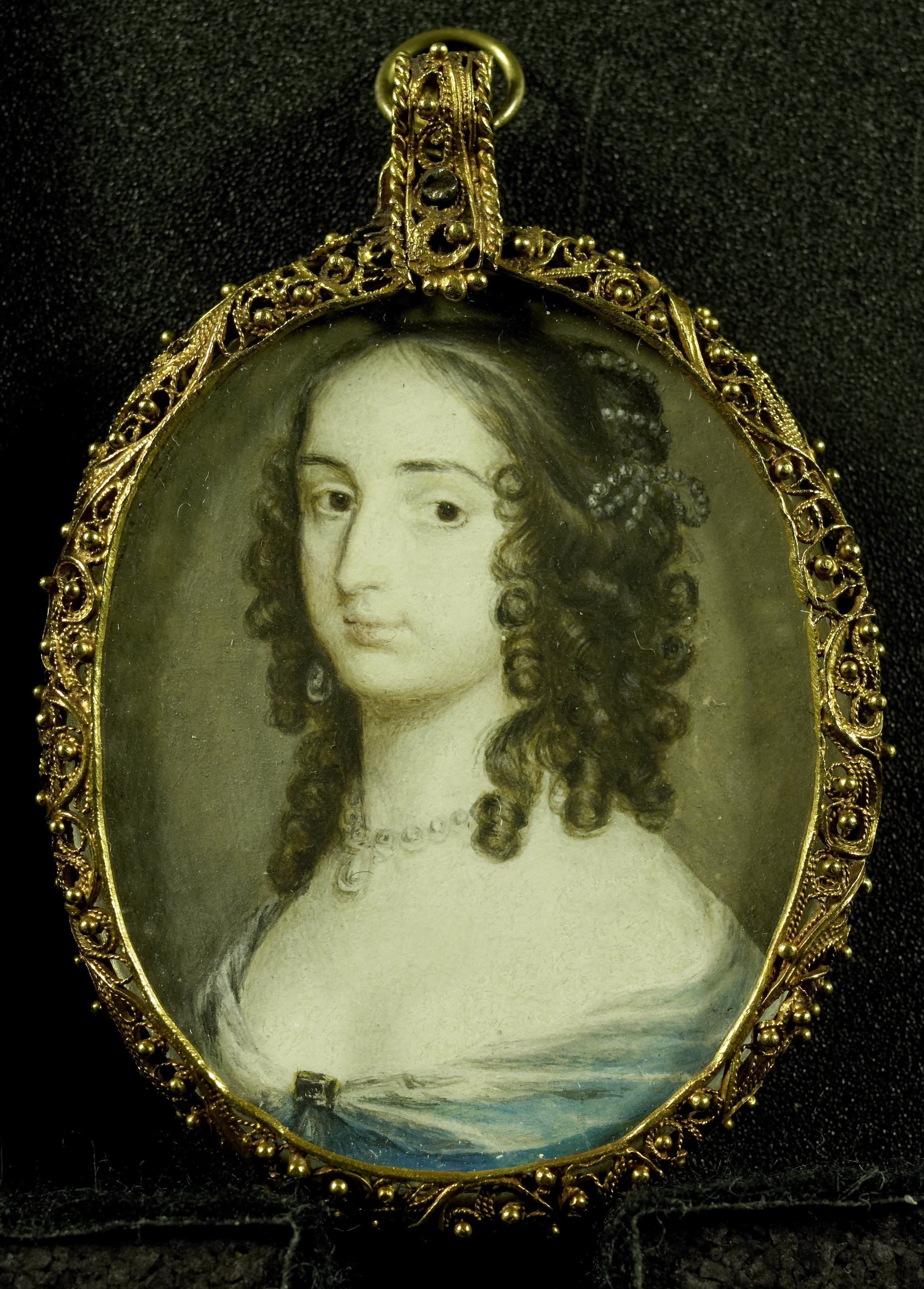 Portrait of Elizabeth (1618-80), Countess Palatine. Daughter of Frederik V, King of Bohemia, called the 'Winter King' — Alexander Cooper