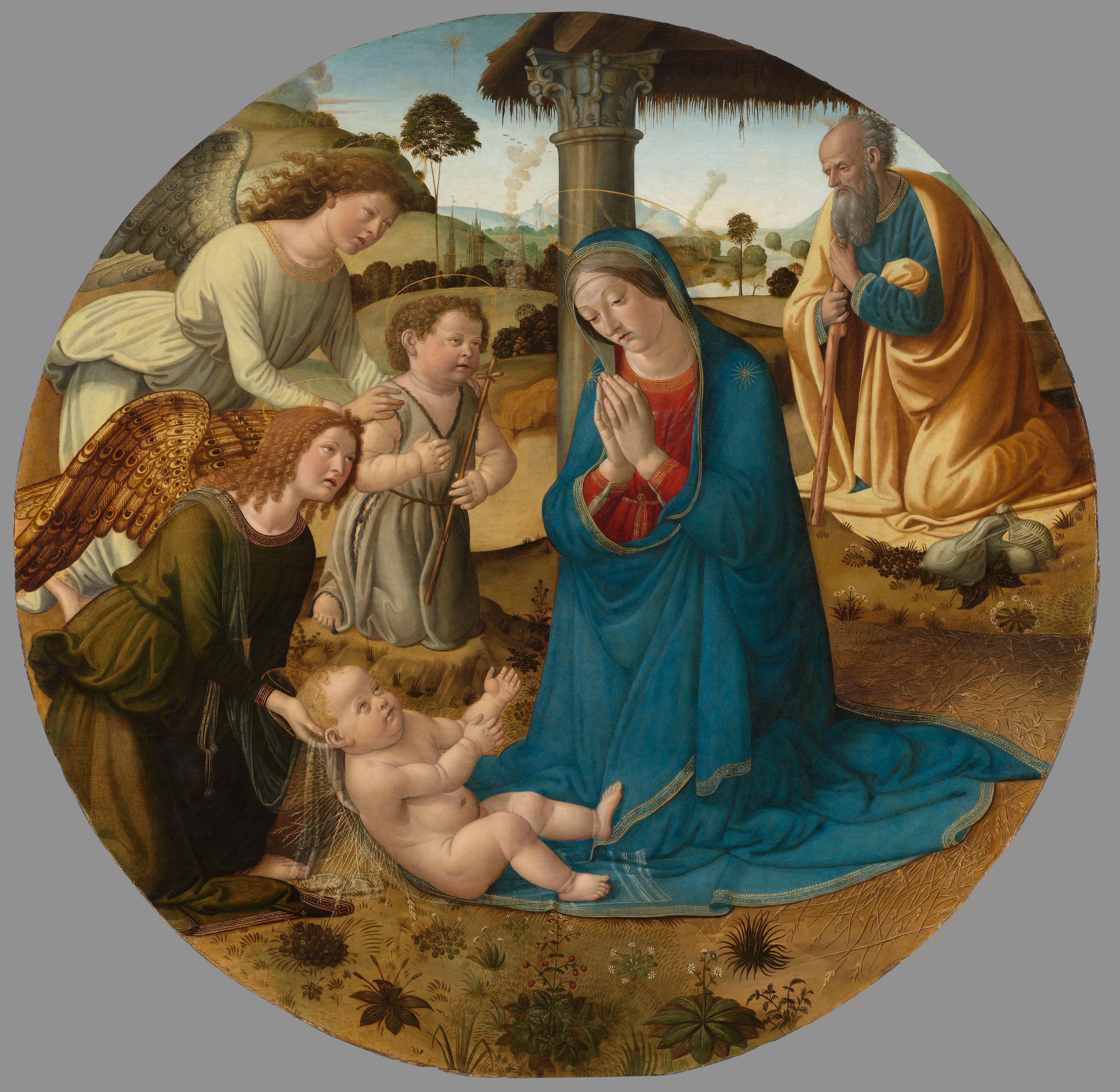 The Adoration of the Christ Child — Cosimo Rosselli
