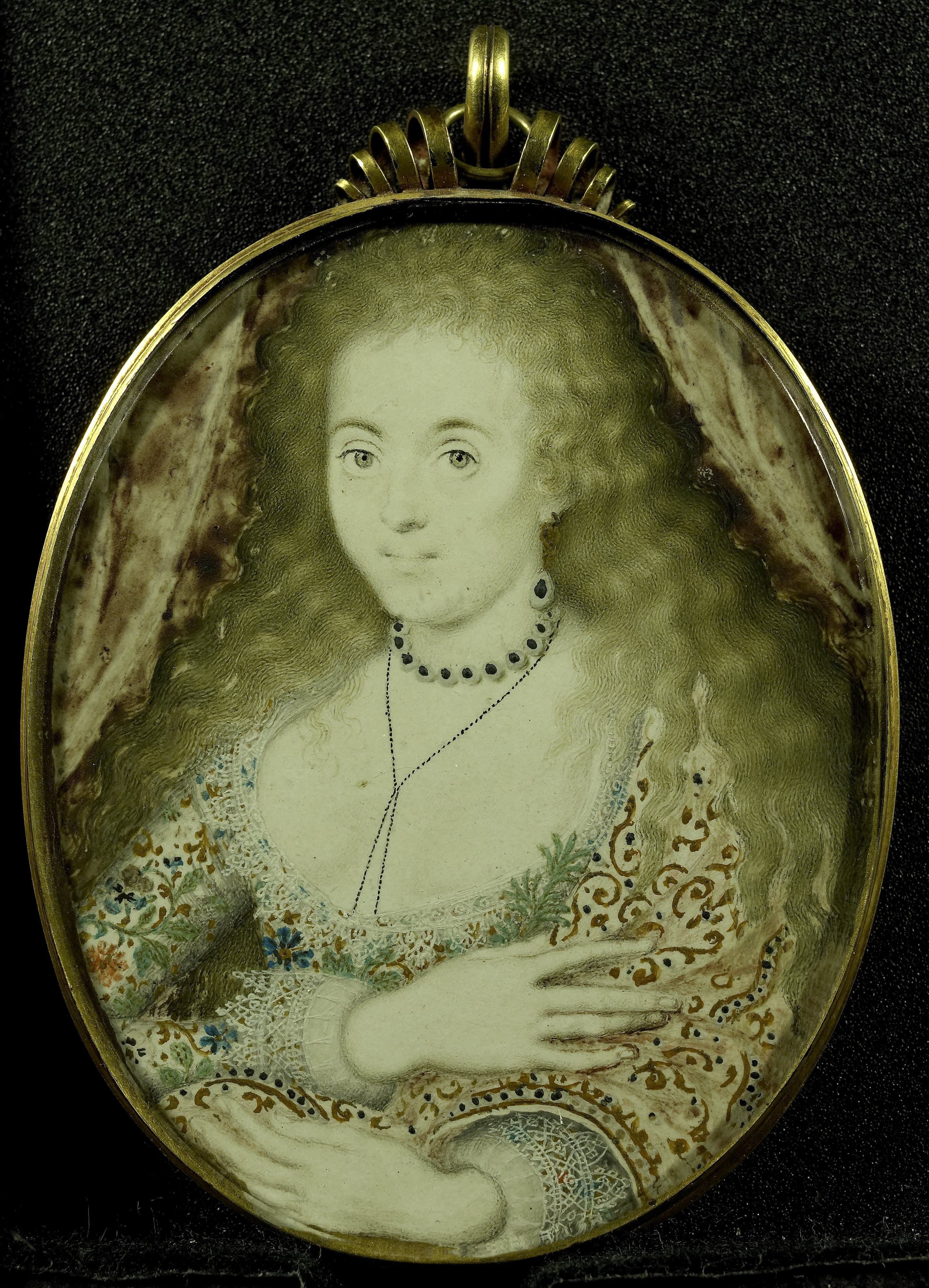 Arabella Stuart (gest 1615). Dochter van Charles Lennox — Isaac Oliver