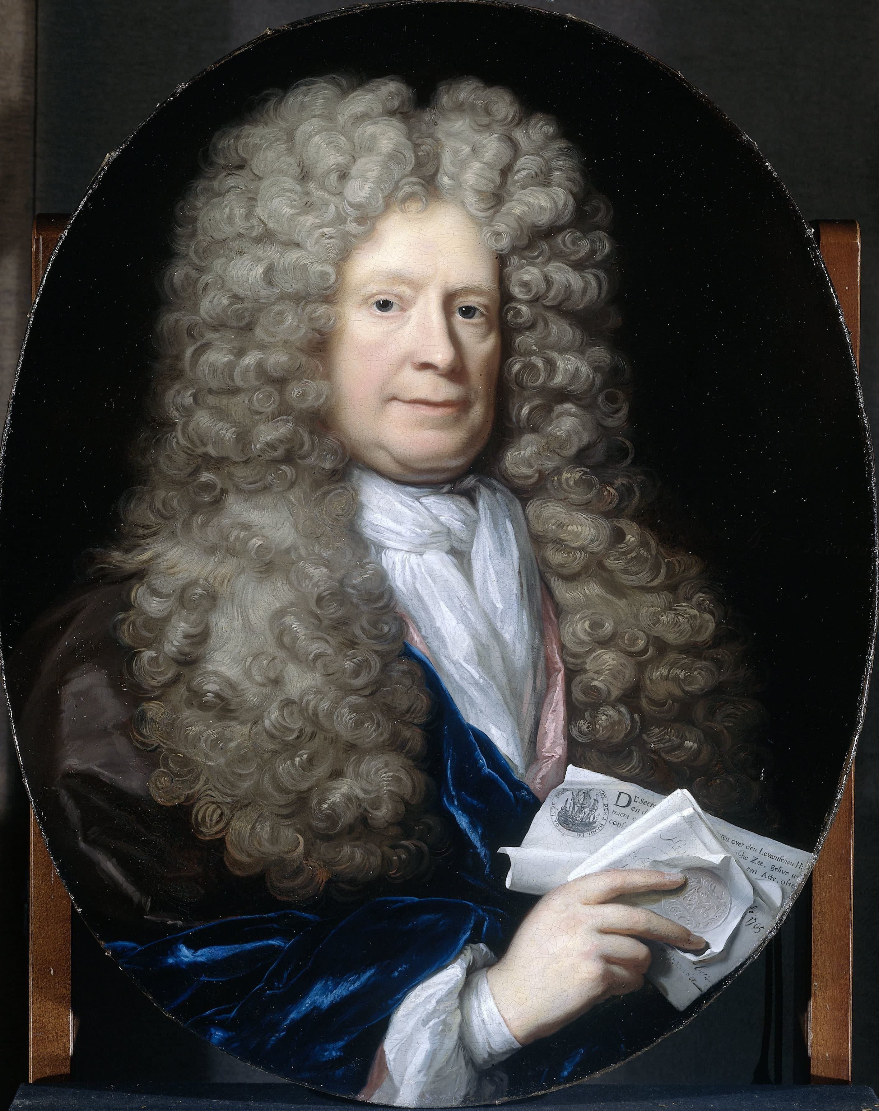 Portrait of Pieter van de Poel (1654-1710) — Arnold Boonen