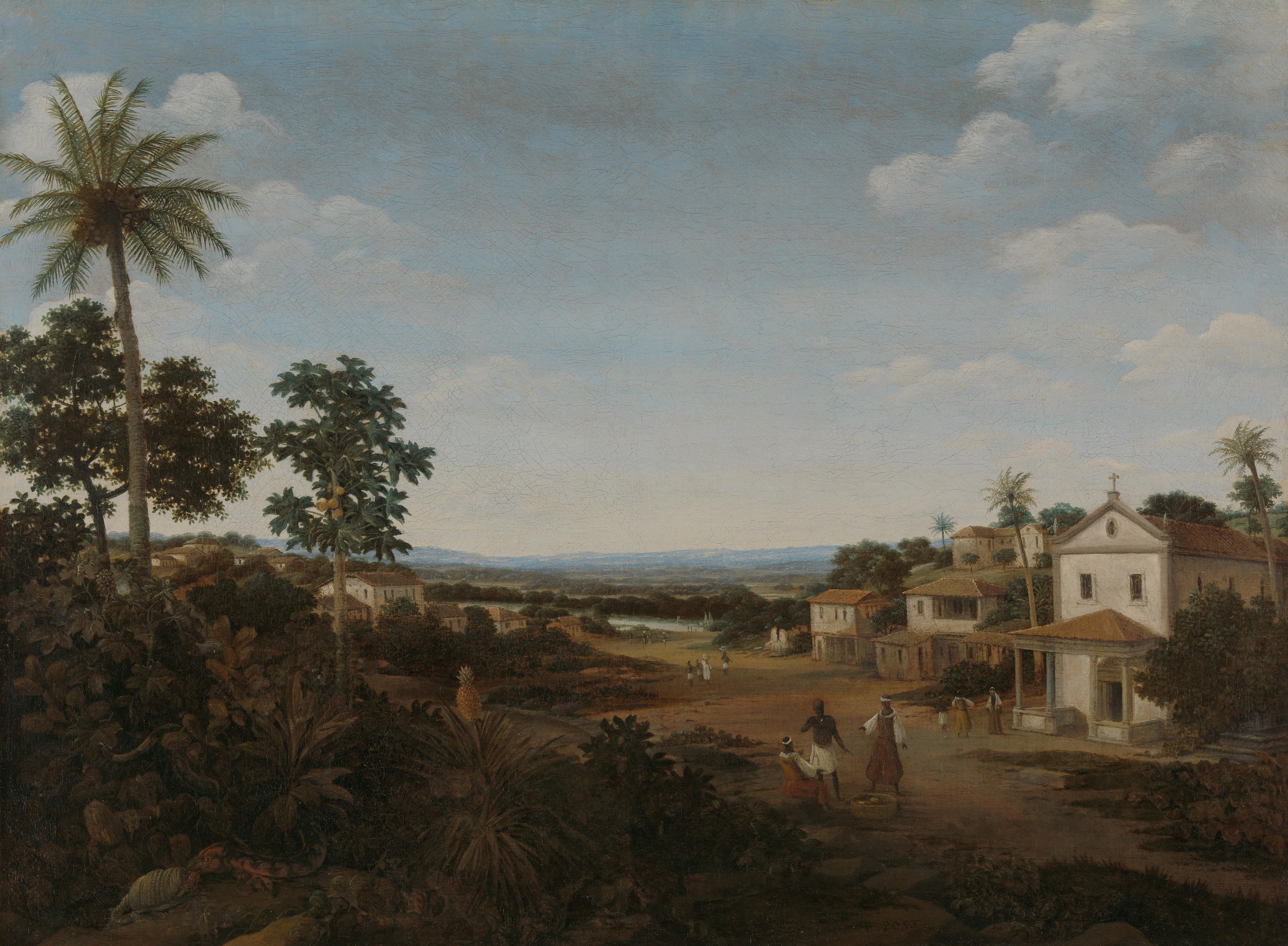 Landschap in Nederlands-Brazilië — Frans Jansz Post