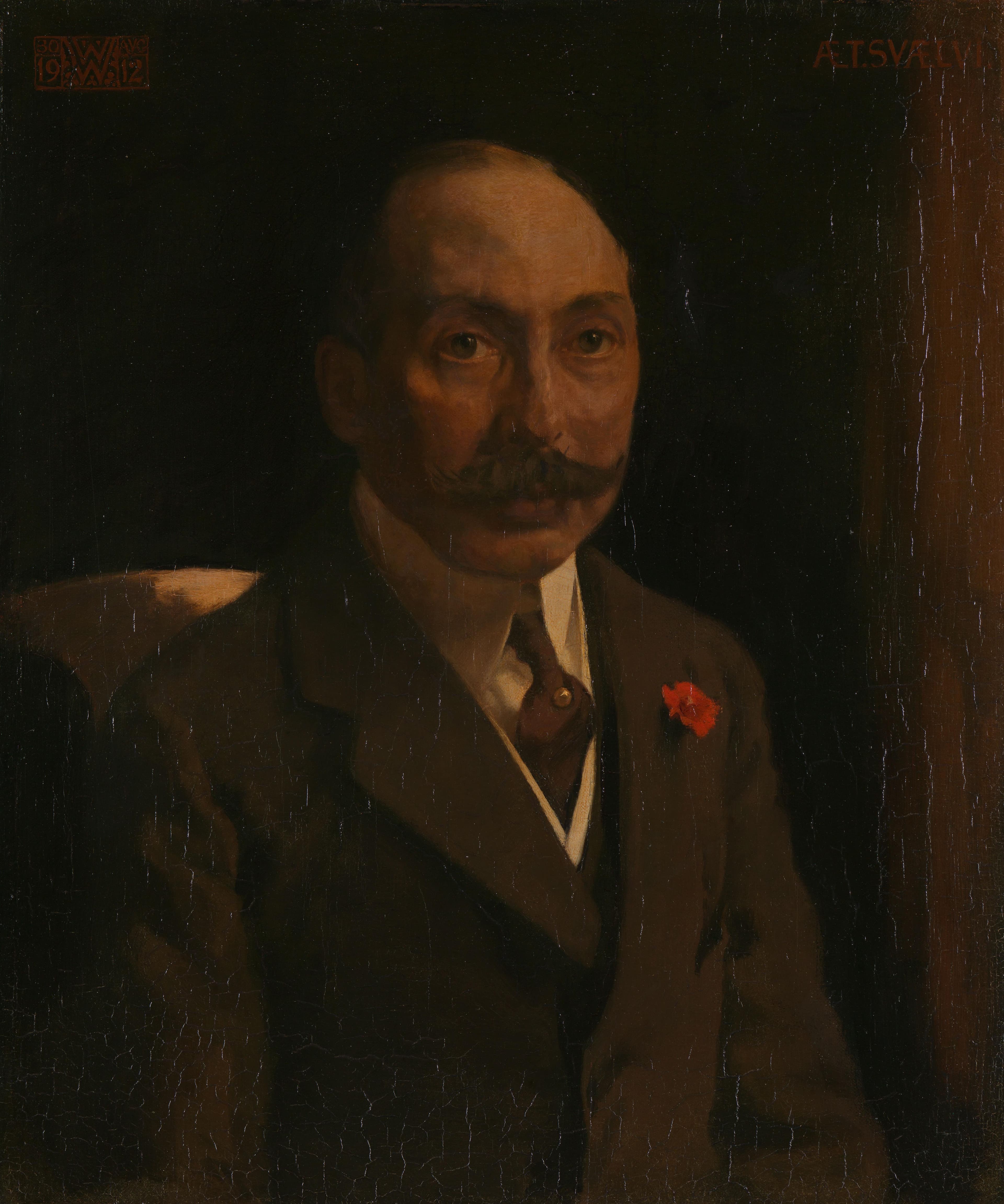 Andries van Wezel (1856-1921). Koopman te Antwerpen, legateerde in 1922 zijn schilderijenverzameling aan het Rijksmuseum — Willem Witsen