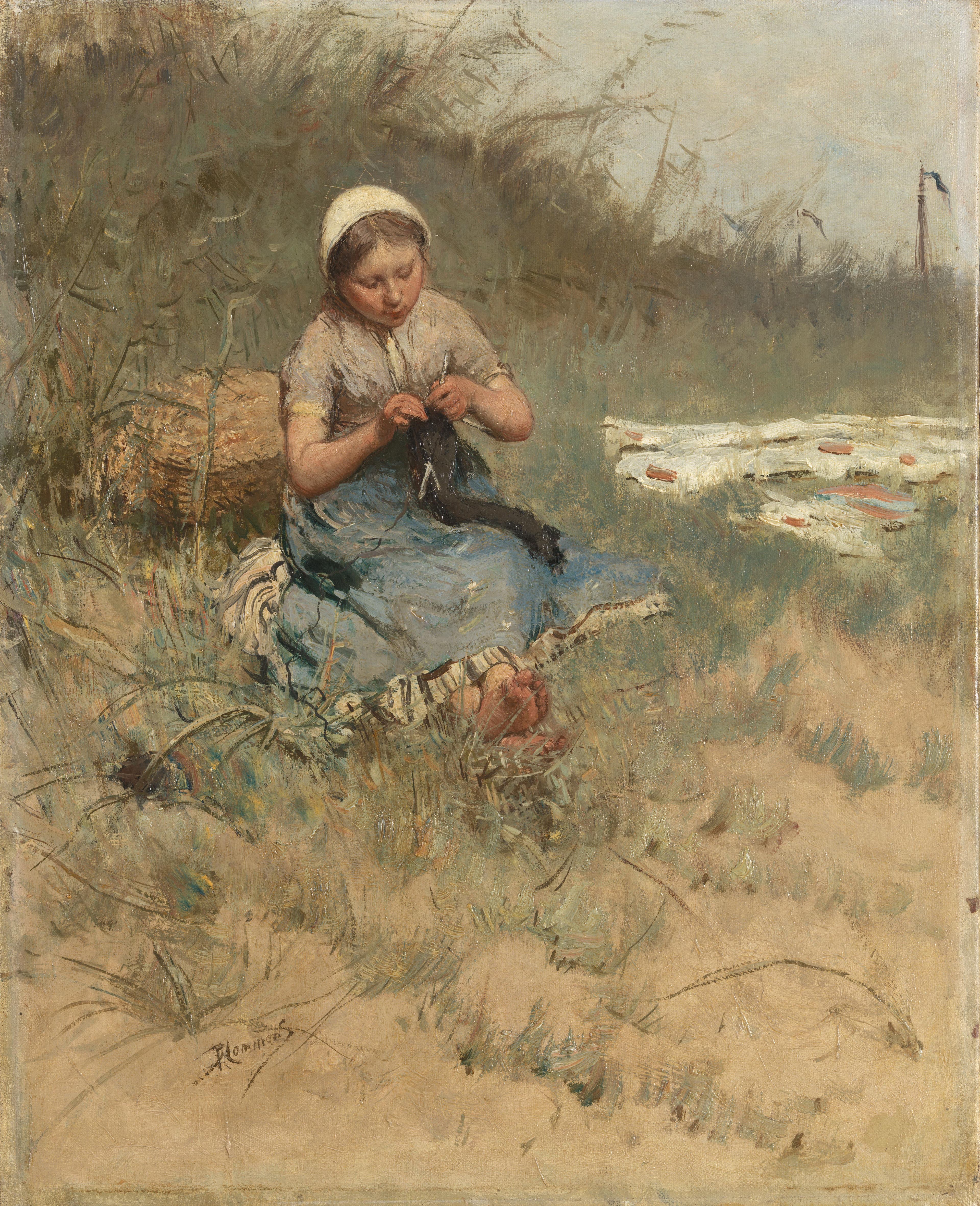 Het breistertje — Bernardus Johannes Blommers