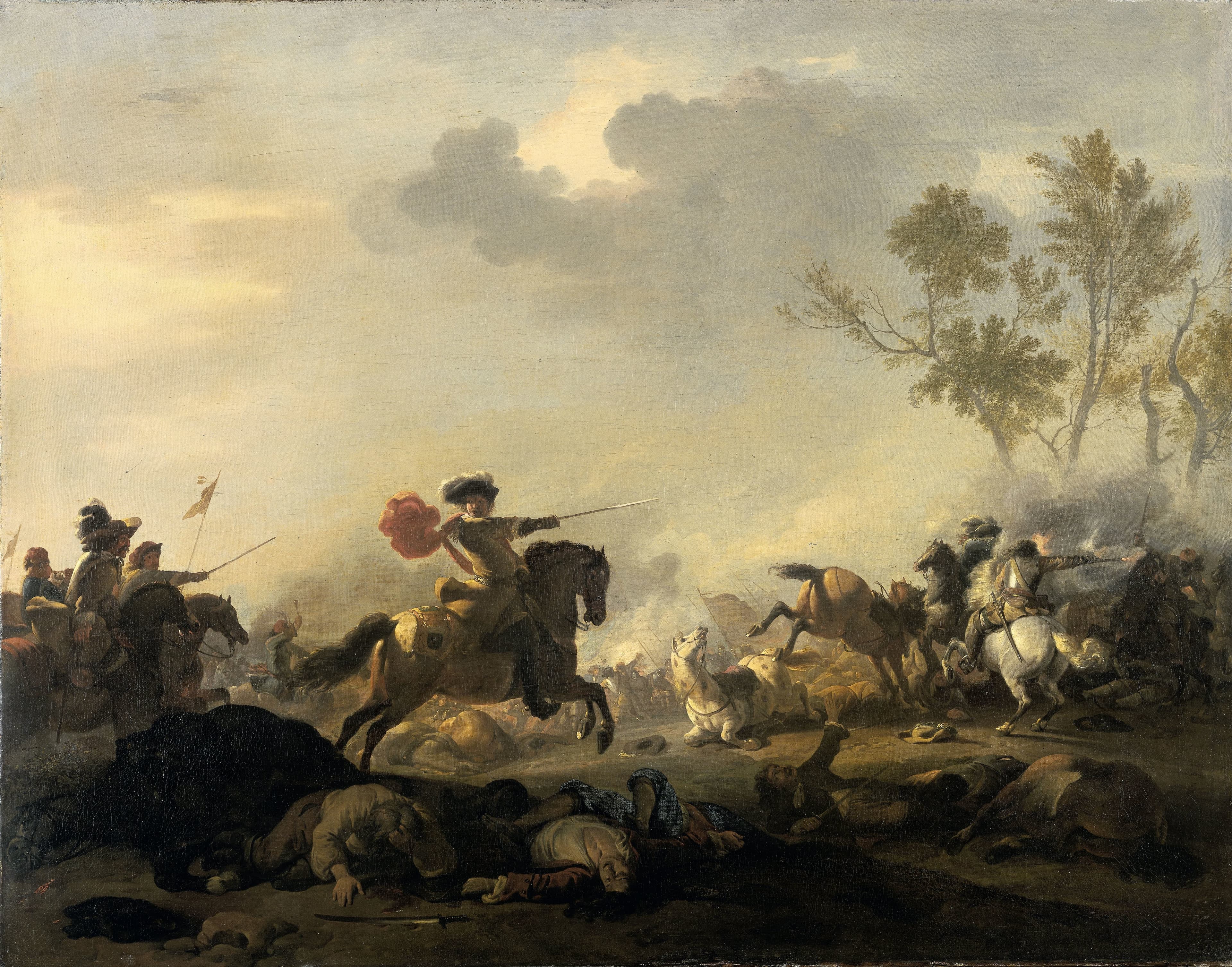Ruitergevecht — Jan van Huchtenburg