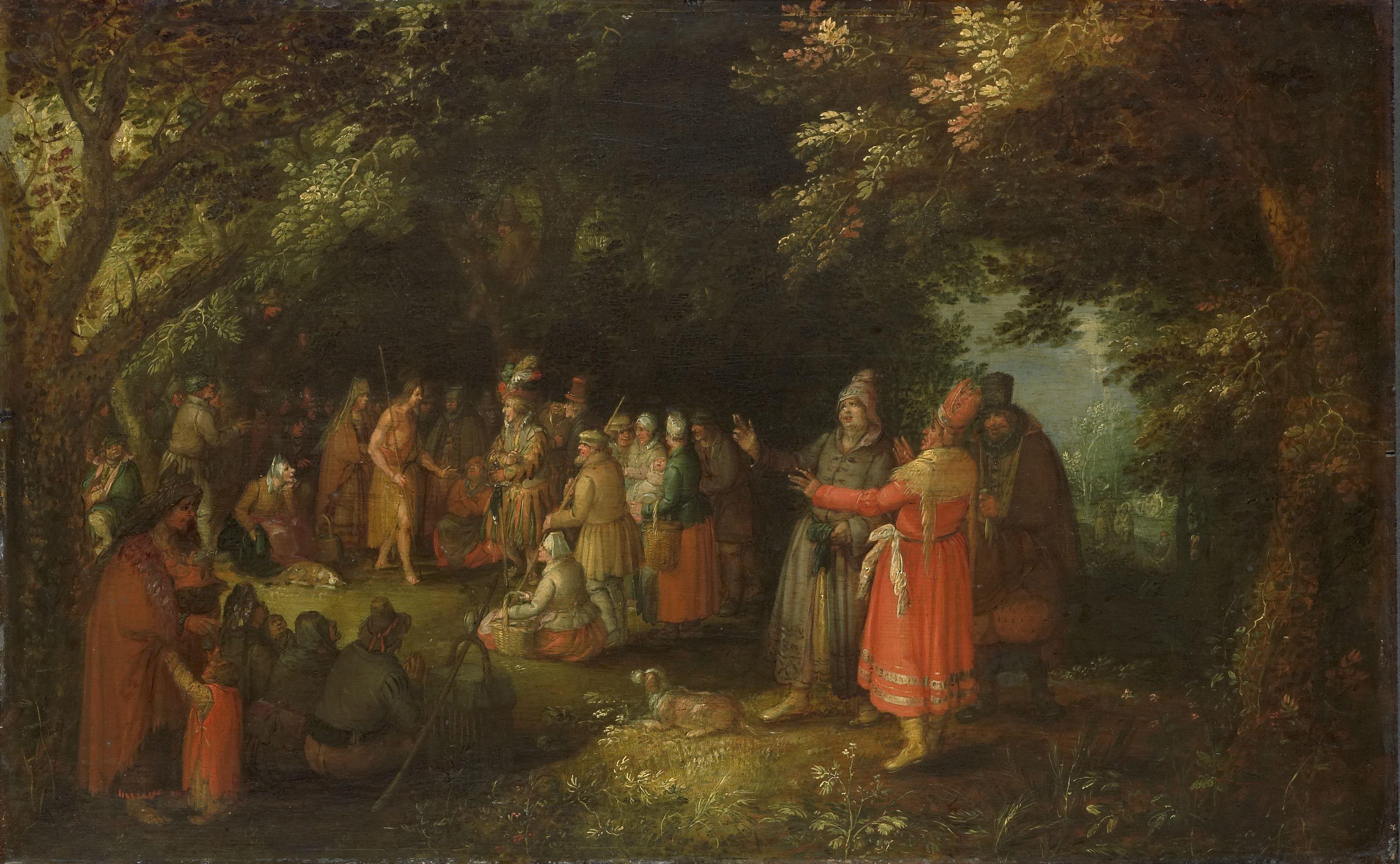The Preaching of St John the Baptist — David Vinckboons