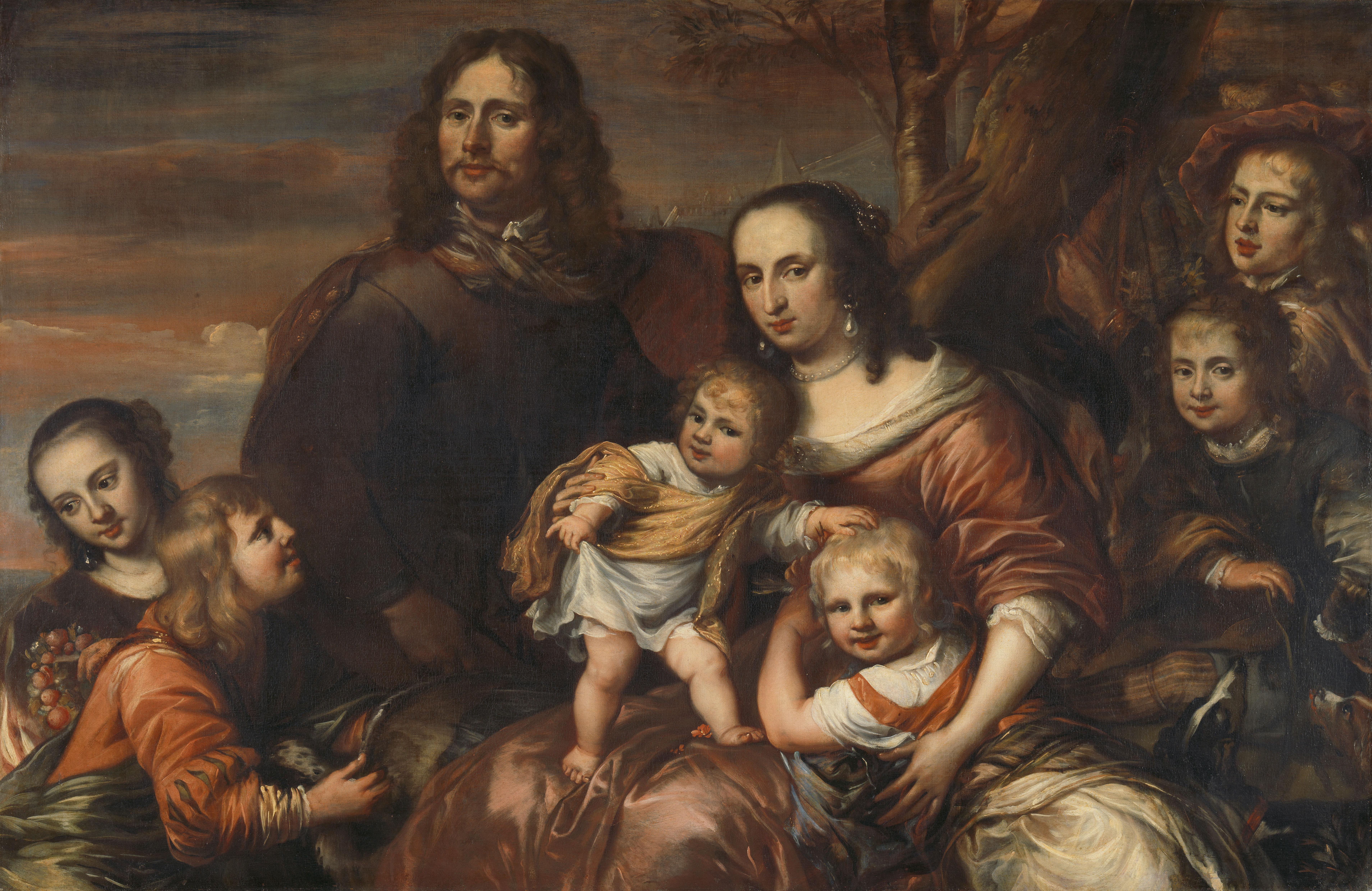 A couple with six children — Jürgen Ovens