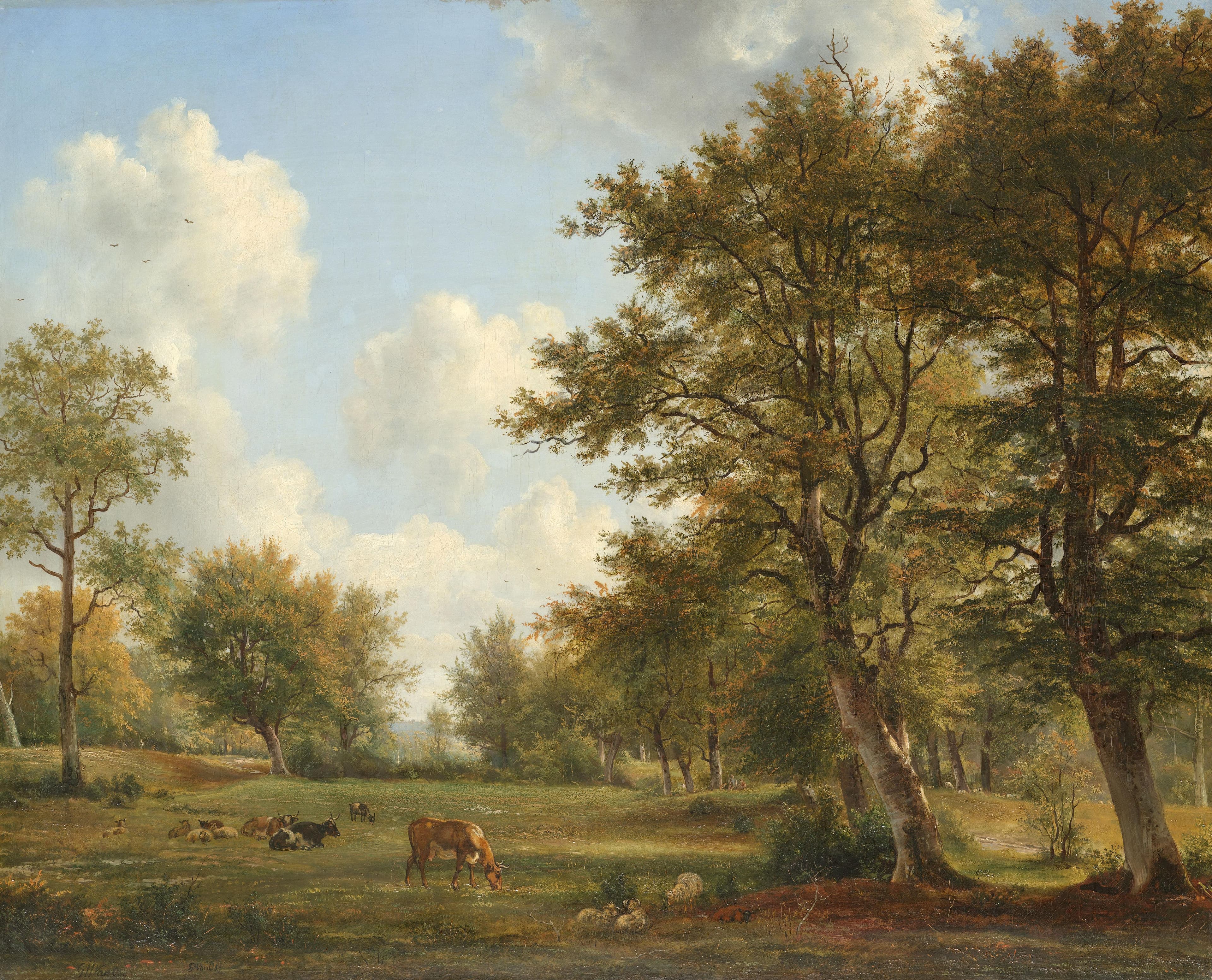Landschap in de omgeving van Hilversum — Pieter Gerardus van Os