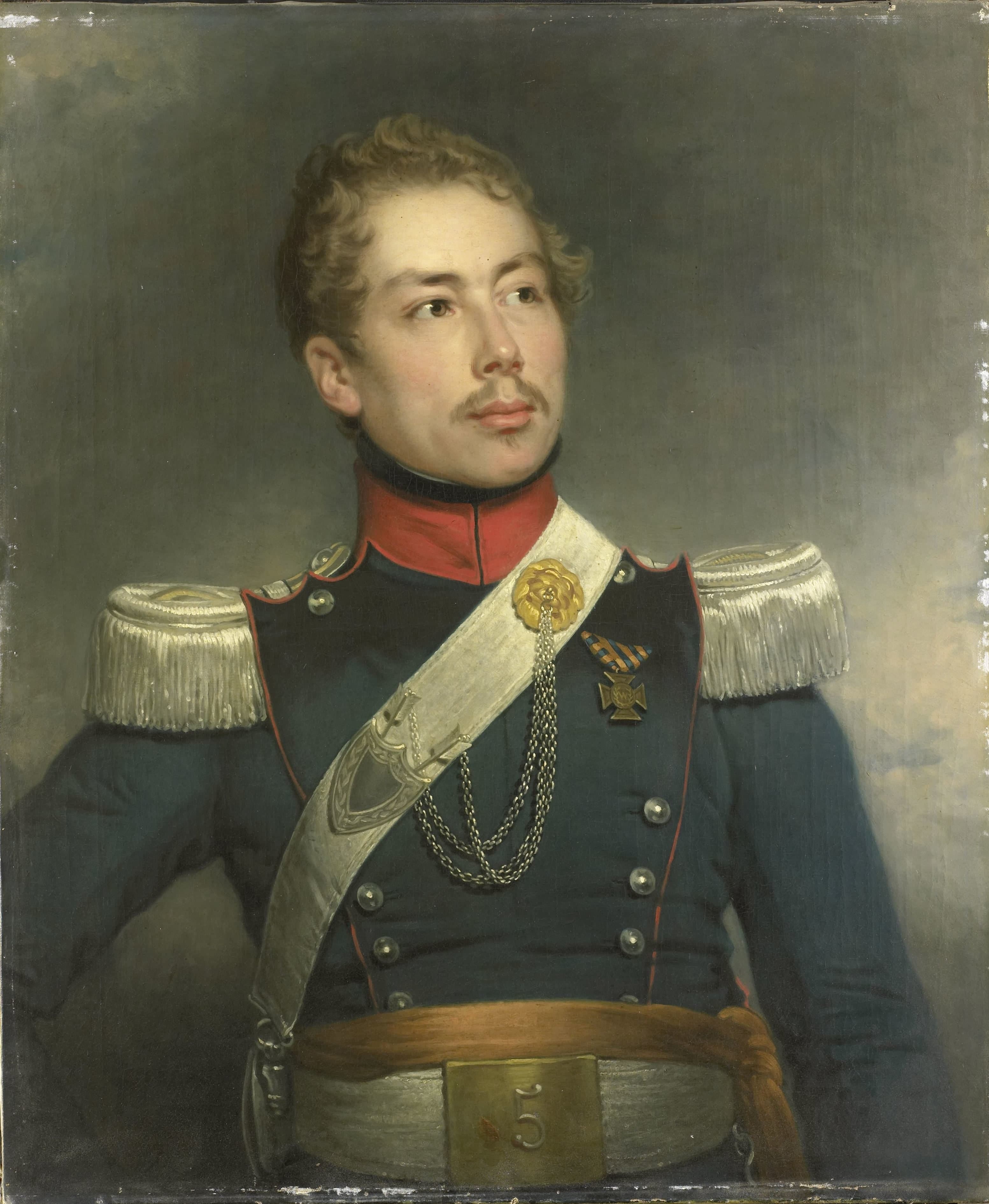 Christian Edouard Fraser (1812-79). Tweede luitenant van het 5de regiment der Dragonders — Charles Howard Hodges
