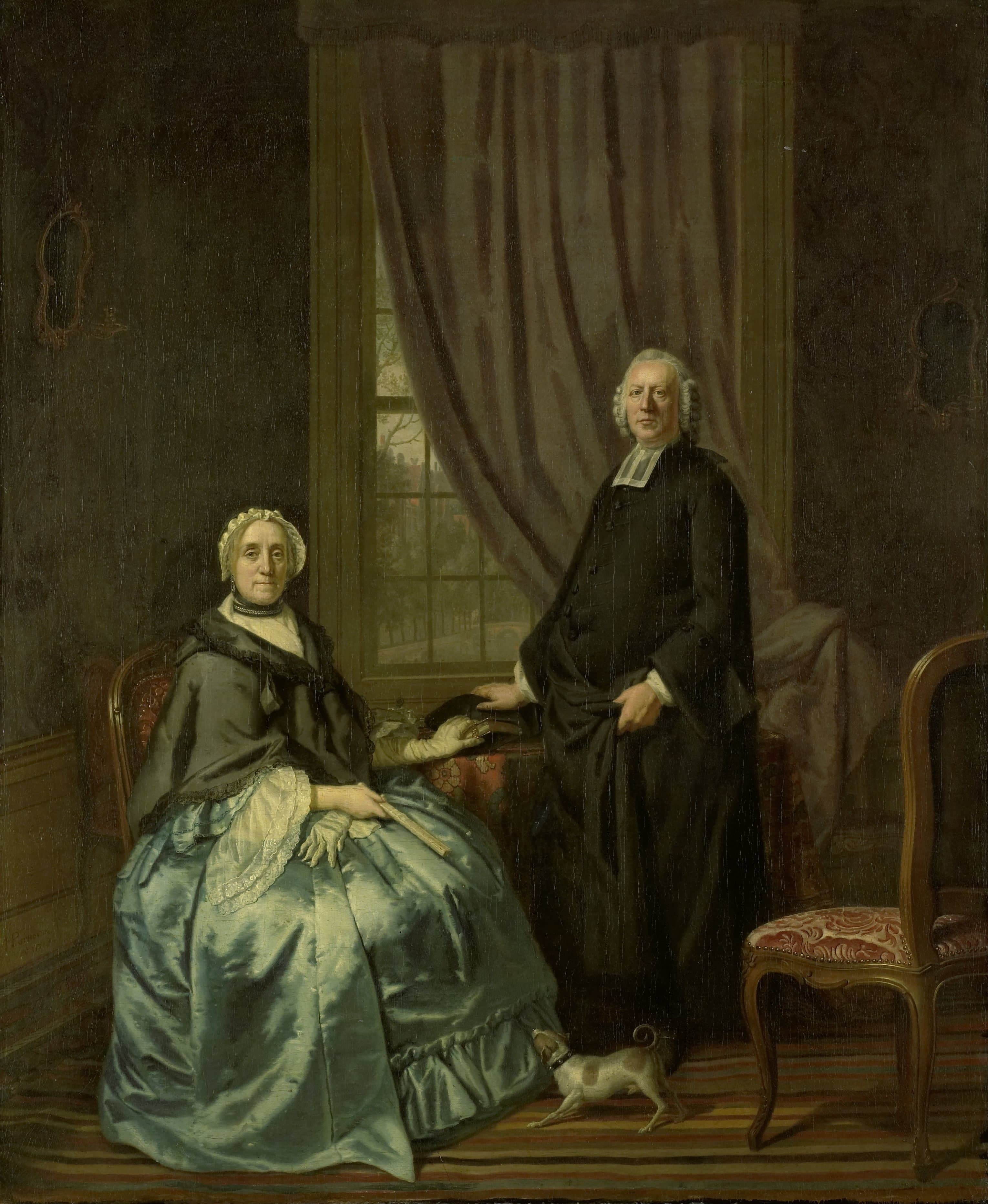 Petrus Bliek (1706-97), remonstrants predikant te Amsterdam, met zijn vrouw Cornelia Drost (gest 1775) — Hendrik Pothoven