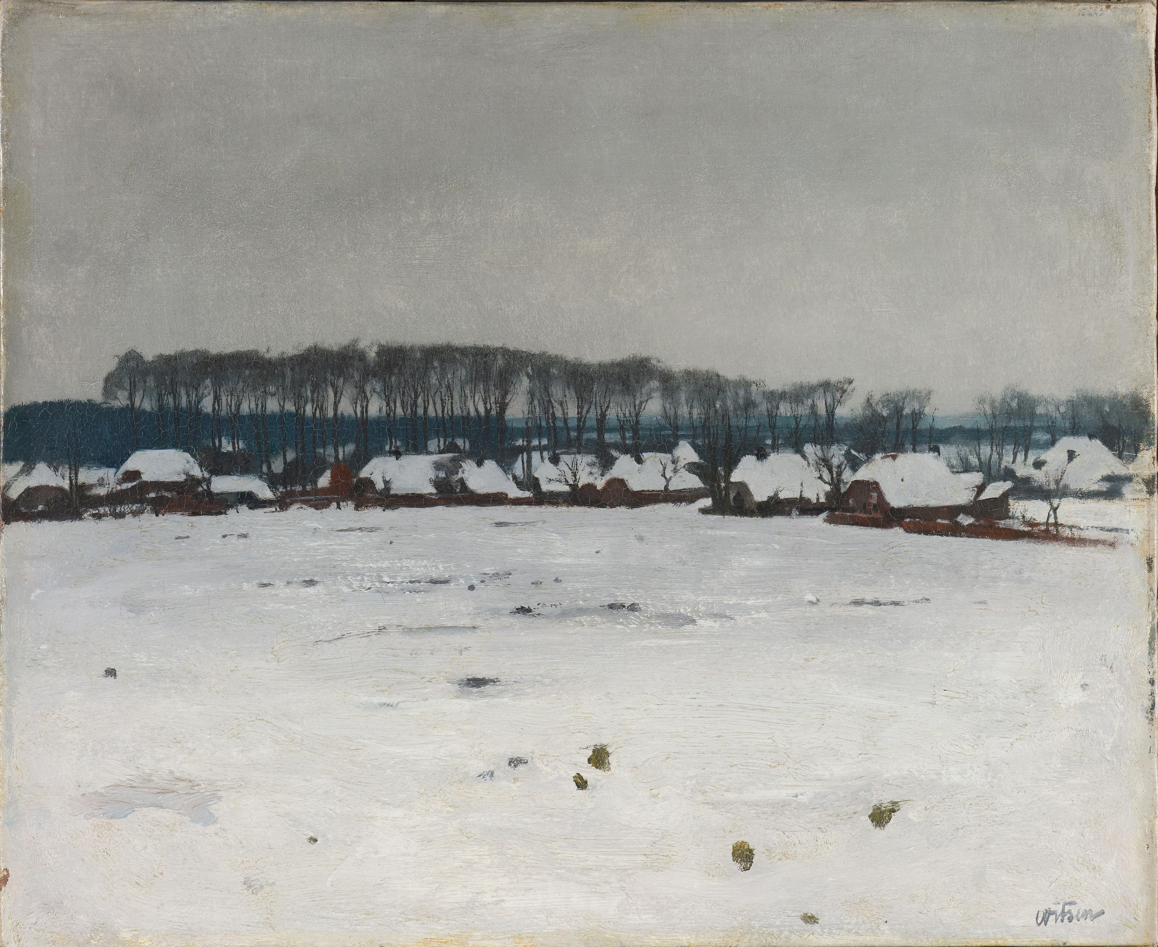 Winter landscape — Willem Witsen