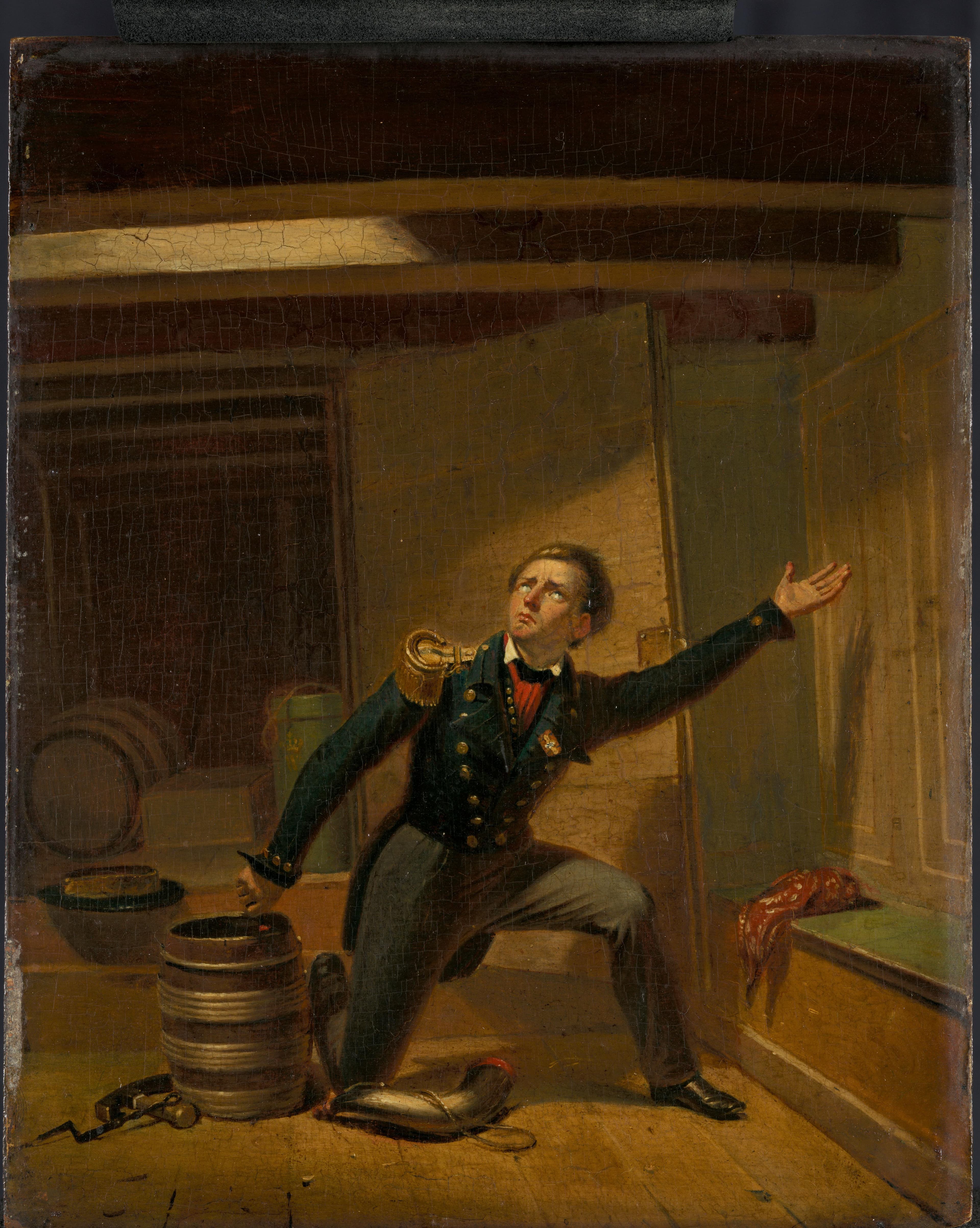 Jan van Speyk steekt de lont in het kruit, 5 februari 1831 — Jacobus Schoemaker Doyer