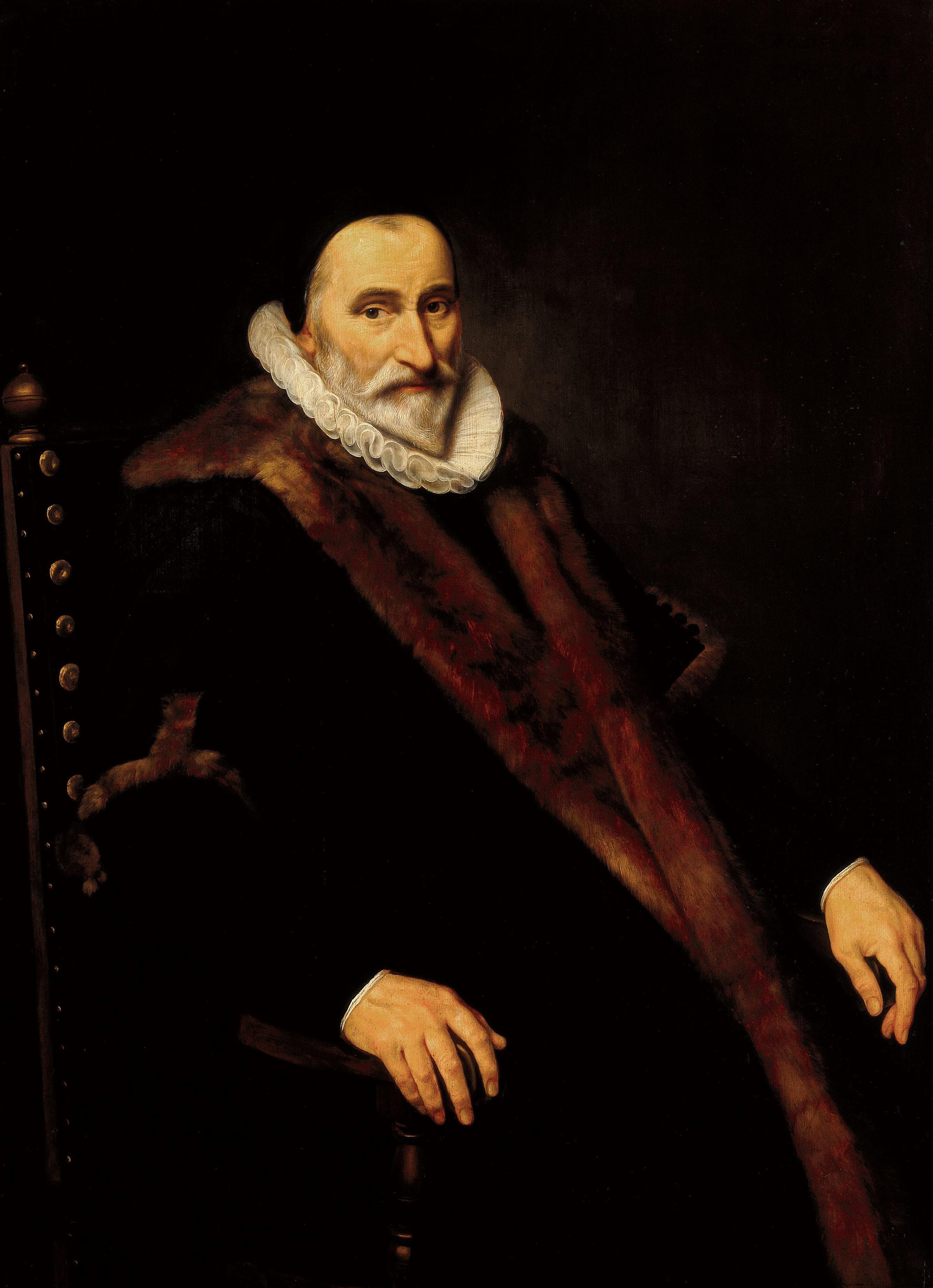 Portrait of Cornelis Pietersz Hooft (1546-1626) — Cornelis van der Voort