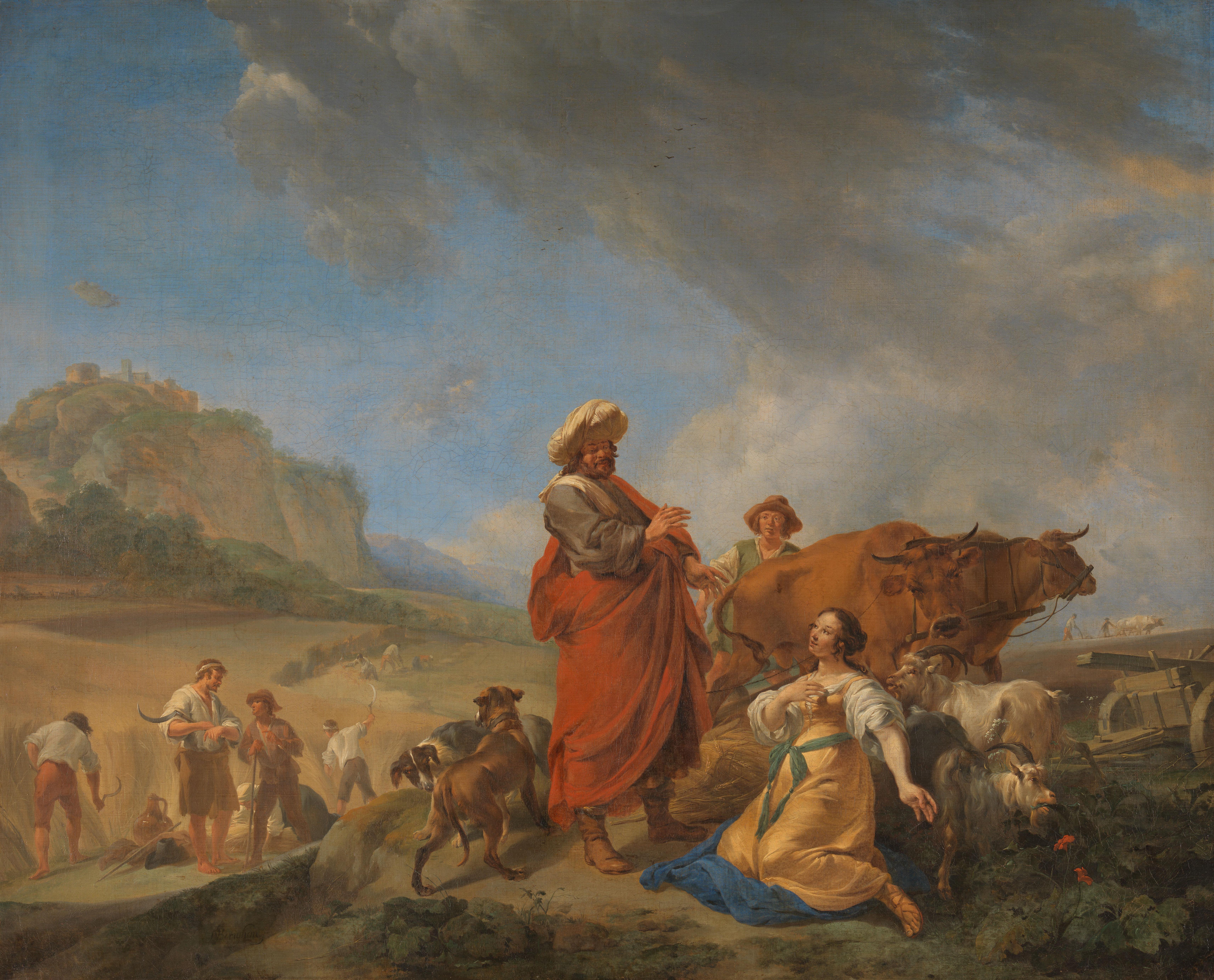 Ruth and Boas — Nicolaes Pietersz Berchem