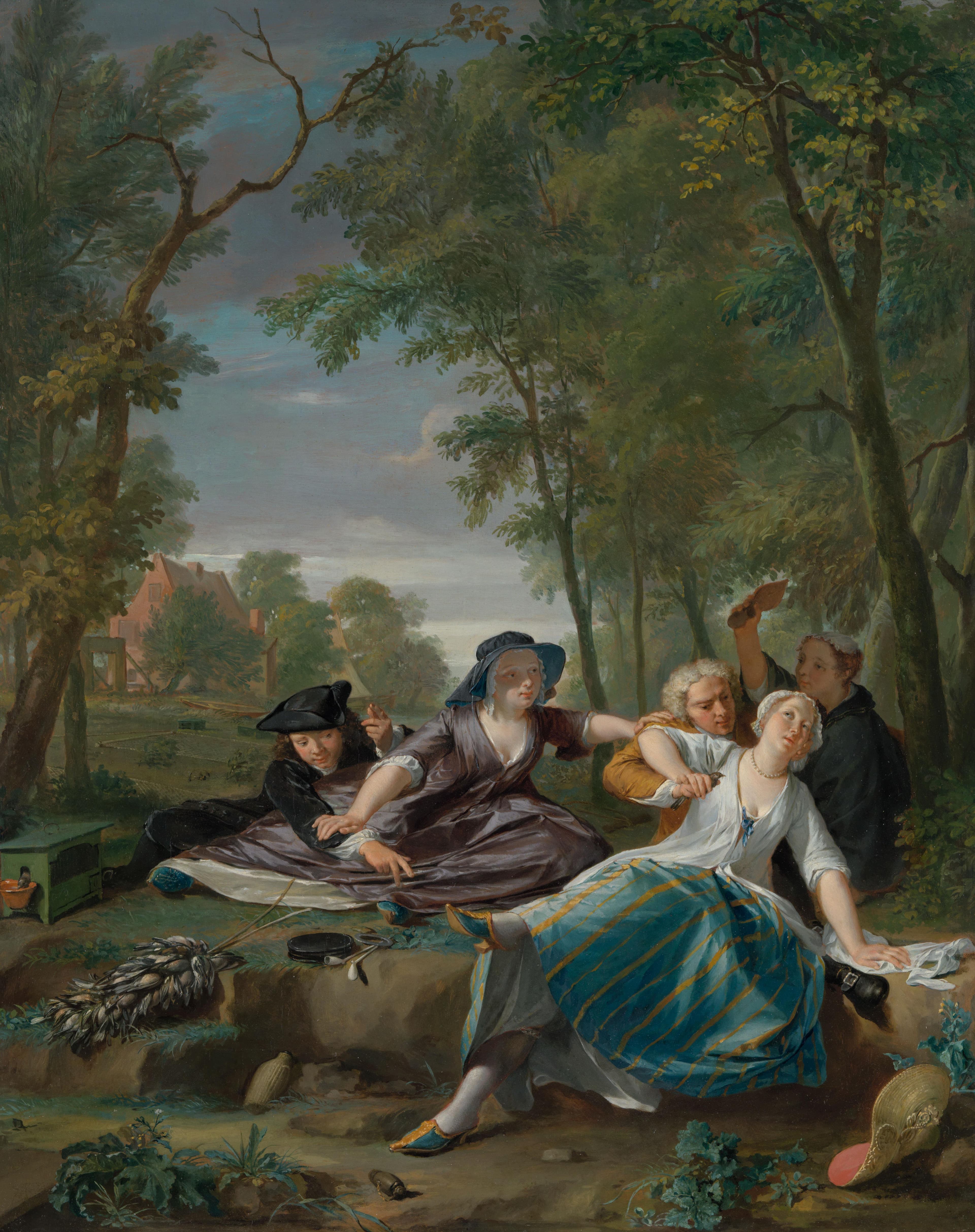 De vogelaars — Nicolaas Verkolje