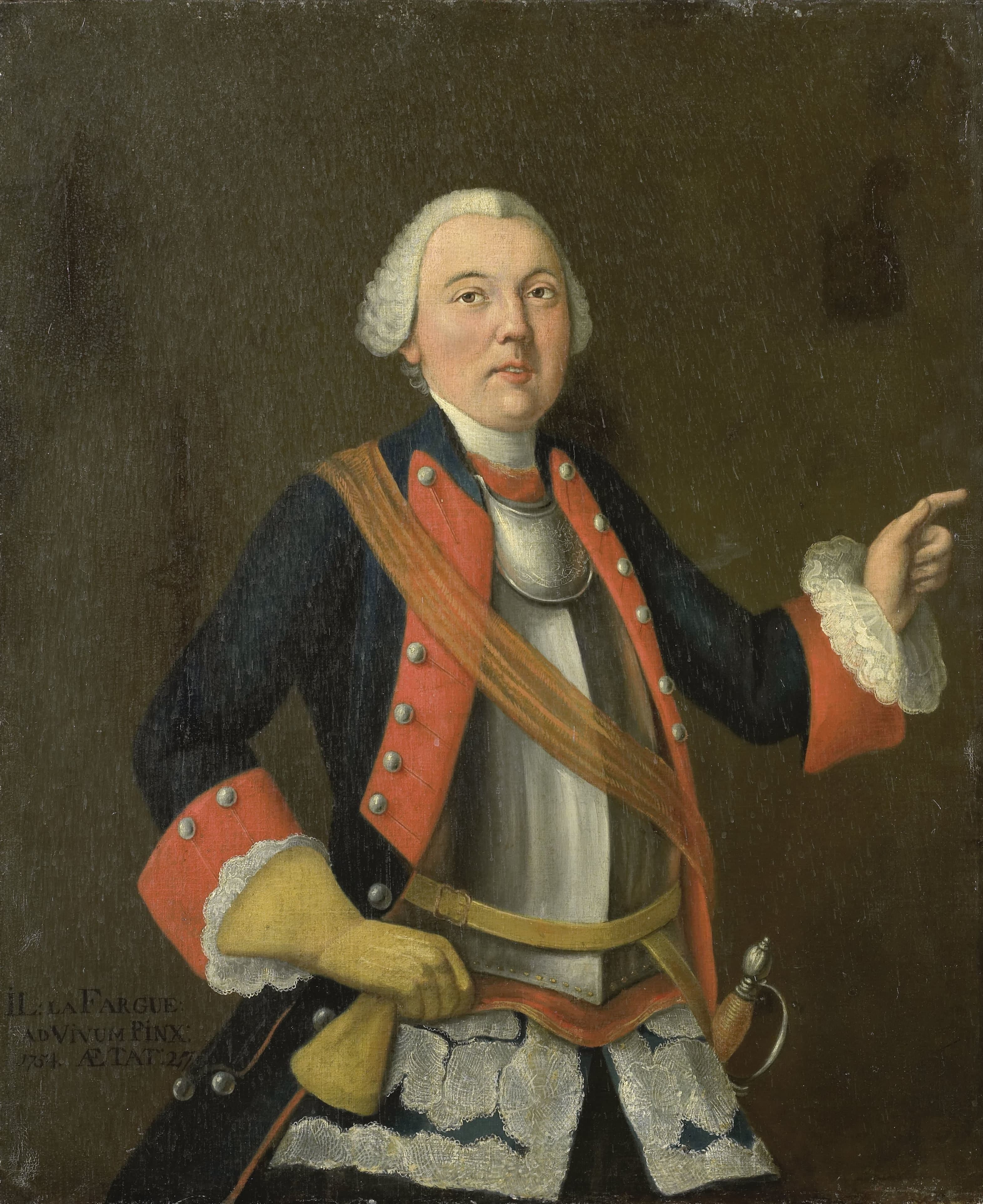 Jan Hendrik van Rijswijk (geb 1717) — Isaac Lodewijk la Fargue van Nieuwland