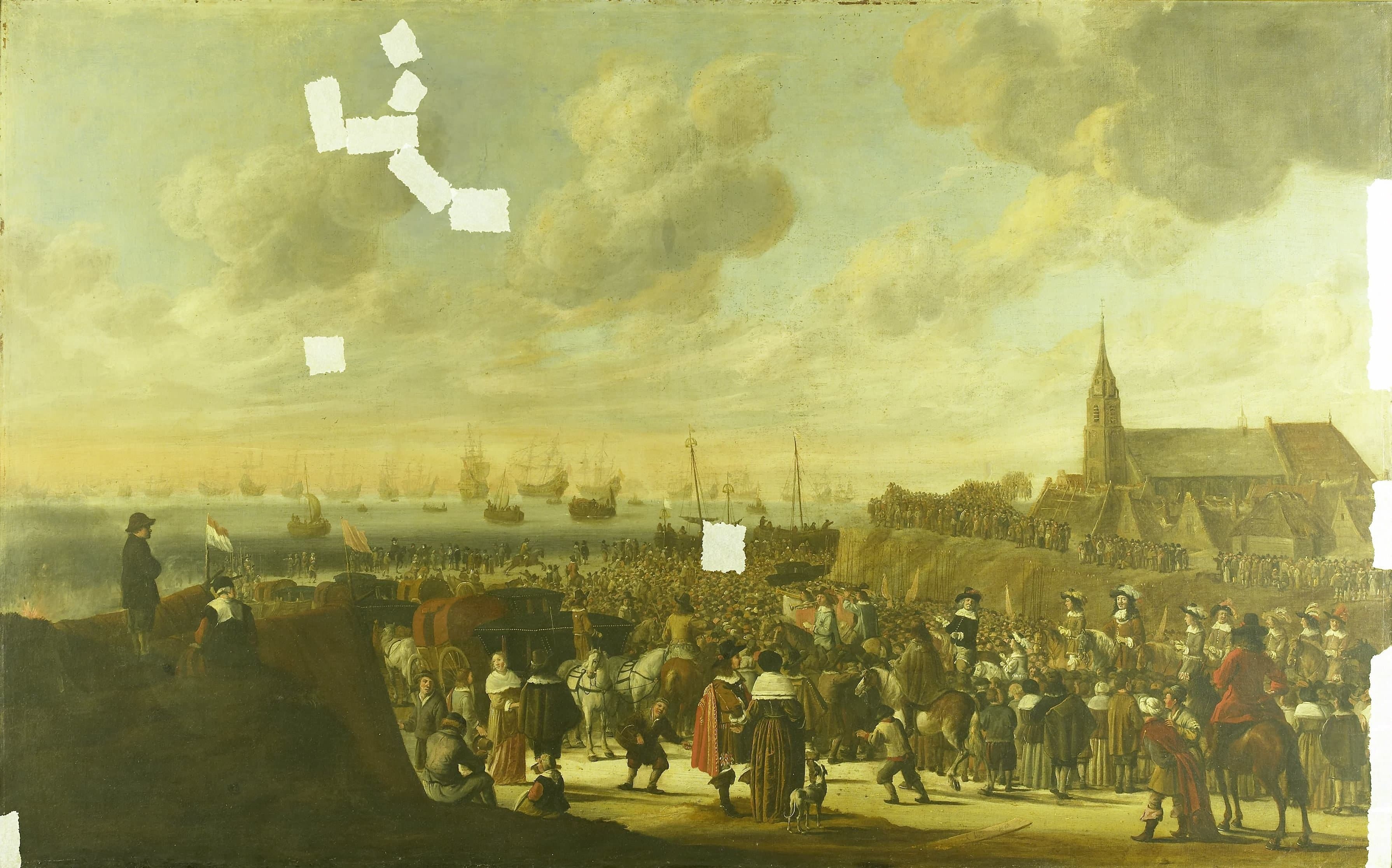The Departure of Charles II of England from Scheveningen, 2 June 1660 — Cornelis Beelt