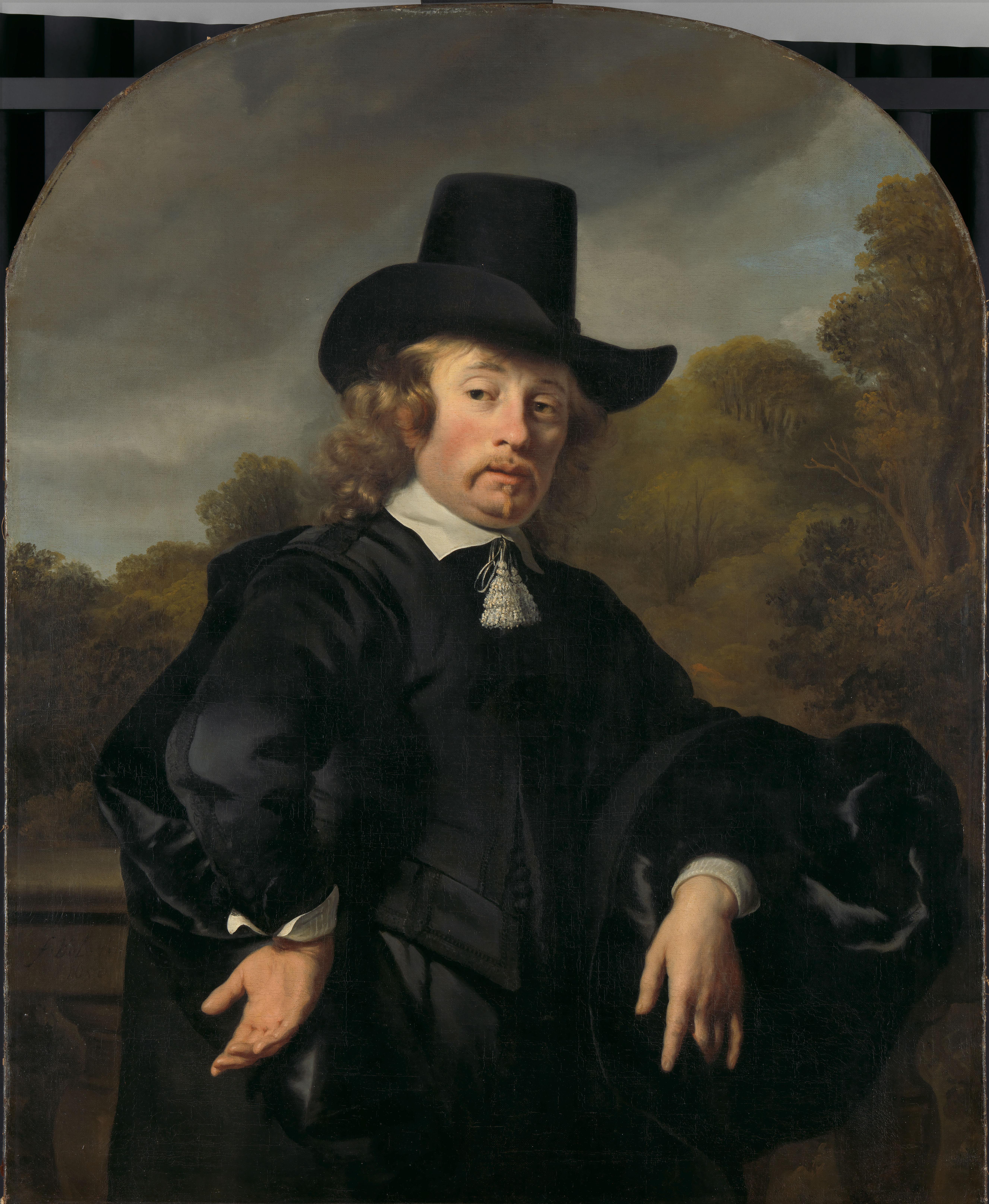 Roelof Meulenaer (1618/19-1691). Amsterdam Mercantile Courier or Postmaster on the Antwerp Route — Ferdinand Bol