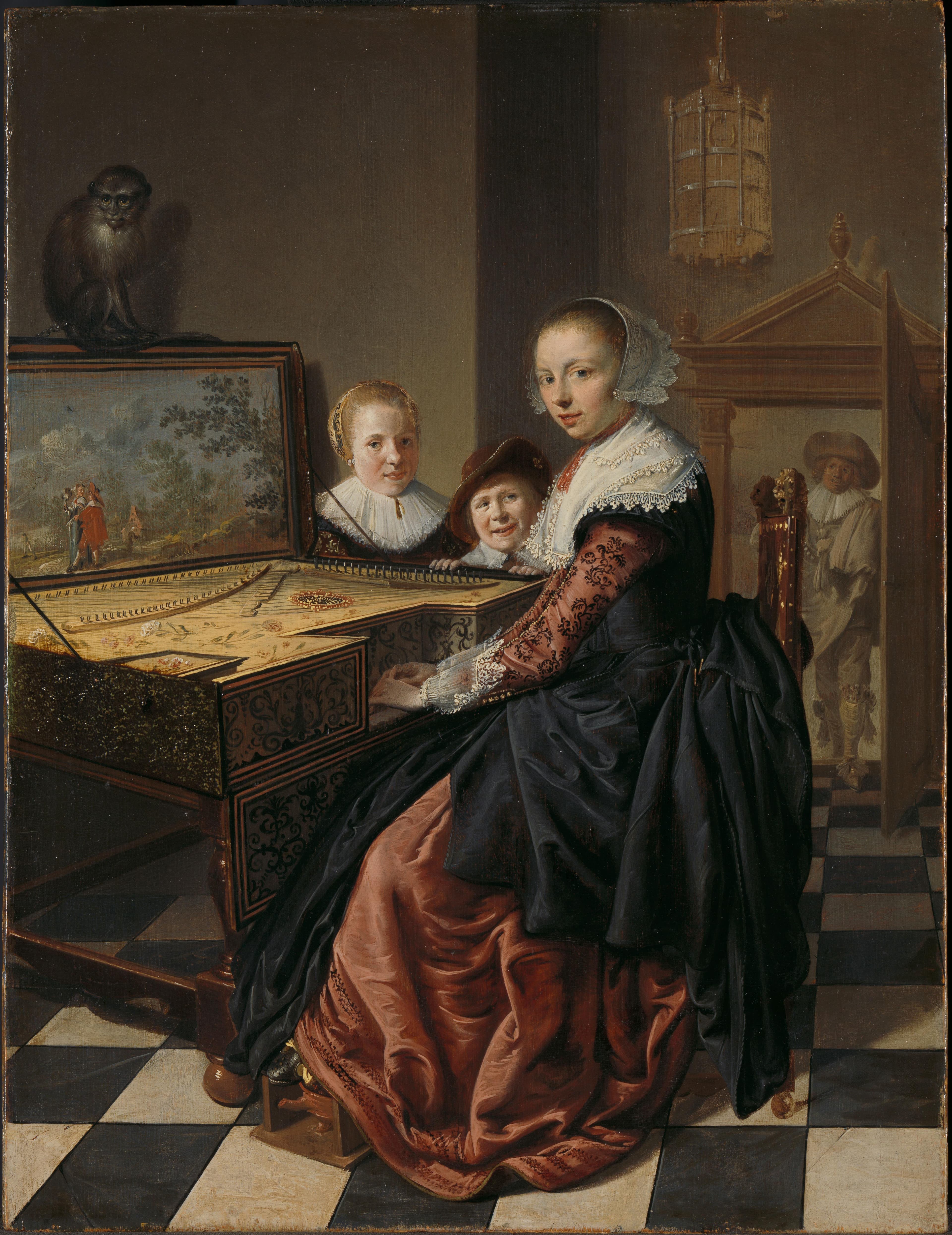 De virginaalspeelster — Jan Miense Molenaer