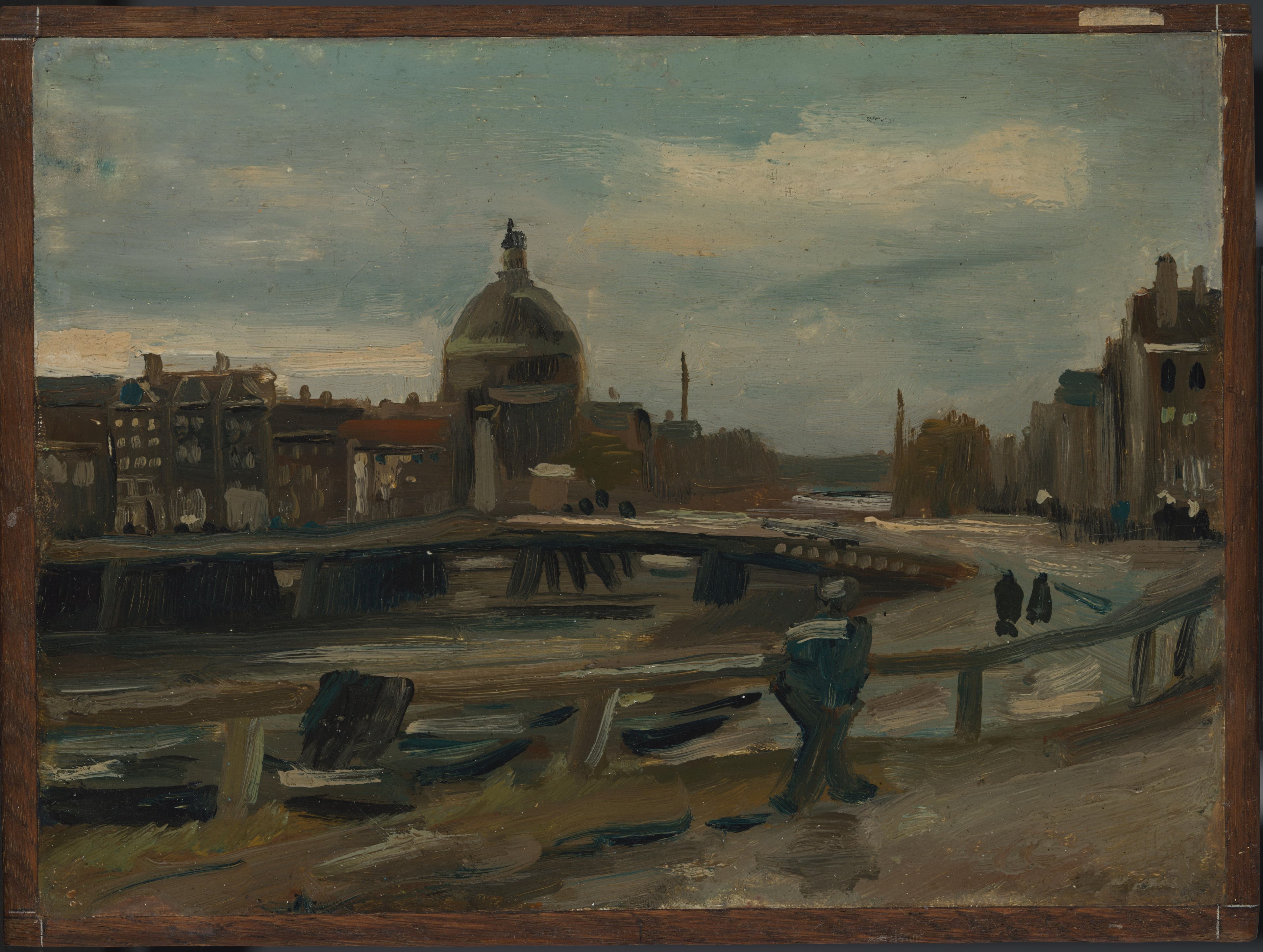 Gezicht op het Singel, Amsterdam — Vincent van Gogh
