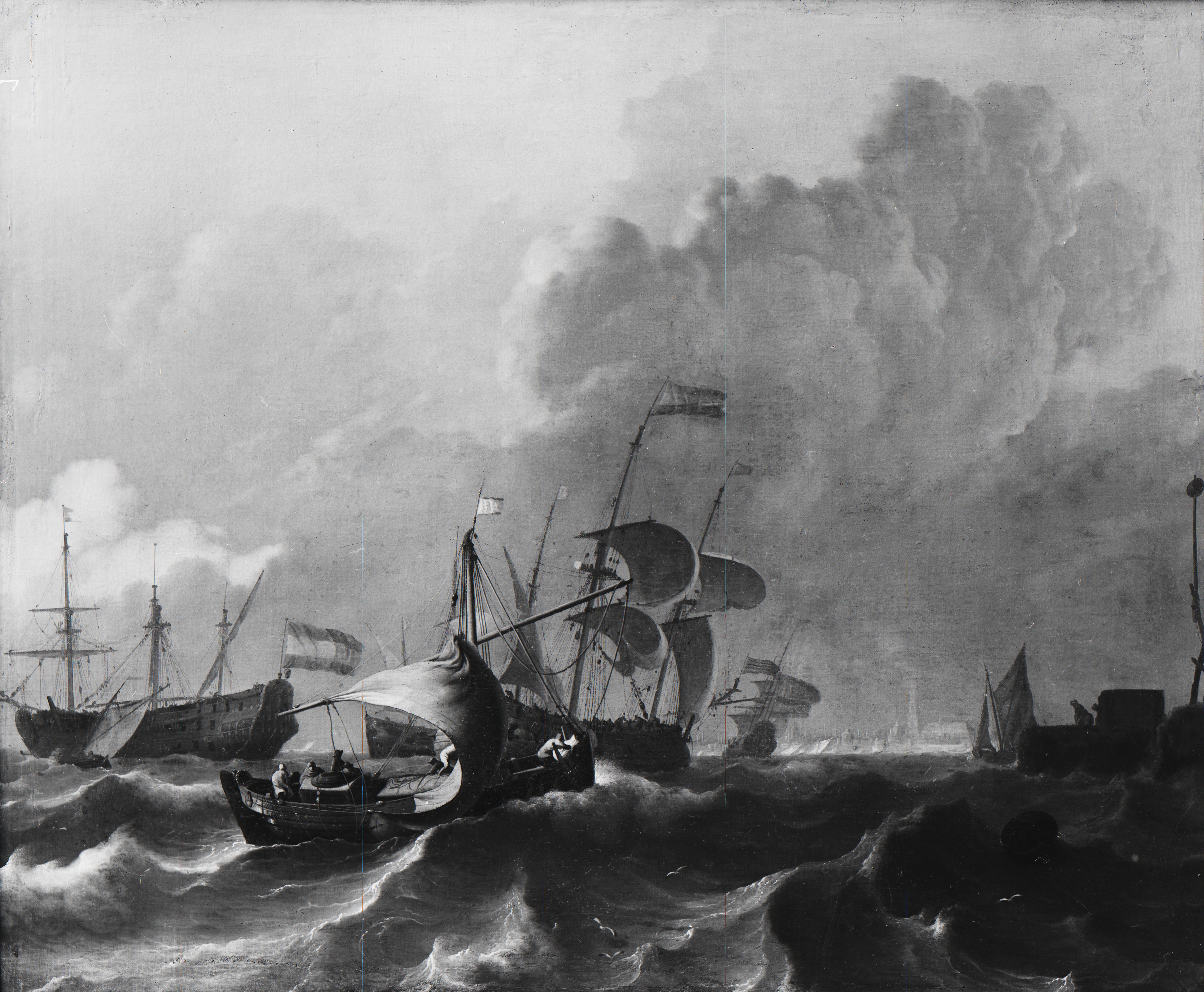 Het IJ voor Amsterdam — Ludolf Bakhuysen