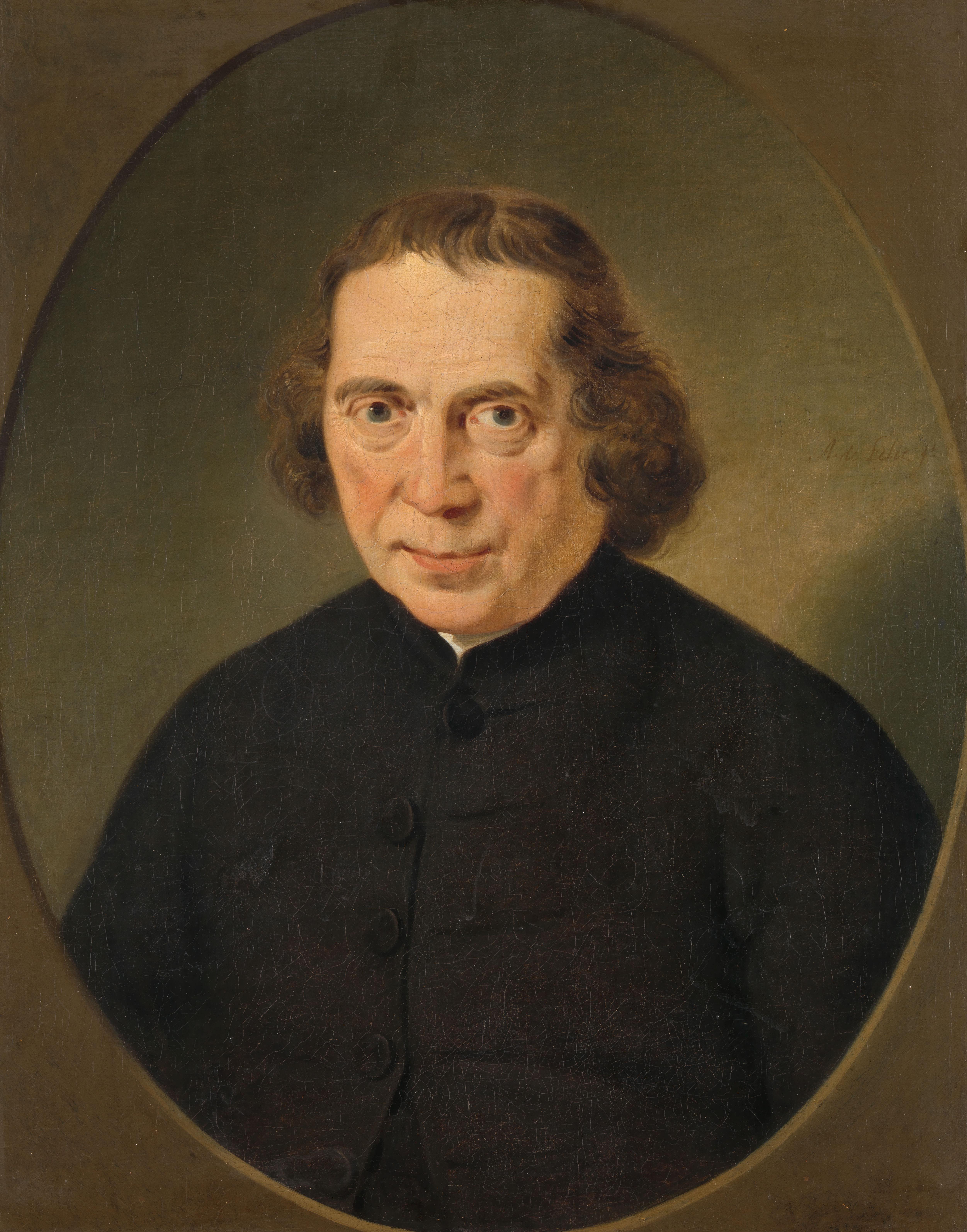 Portrait of Jan Nieuwenhuyzen — Adriaan de Lelie