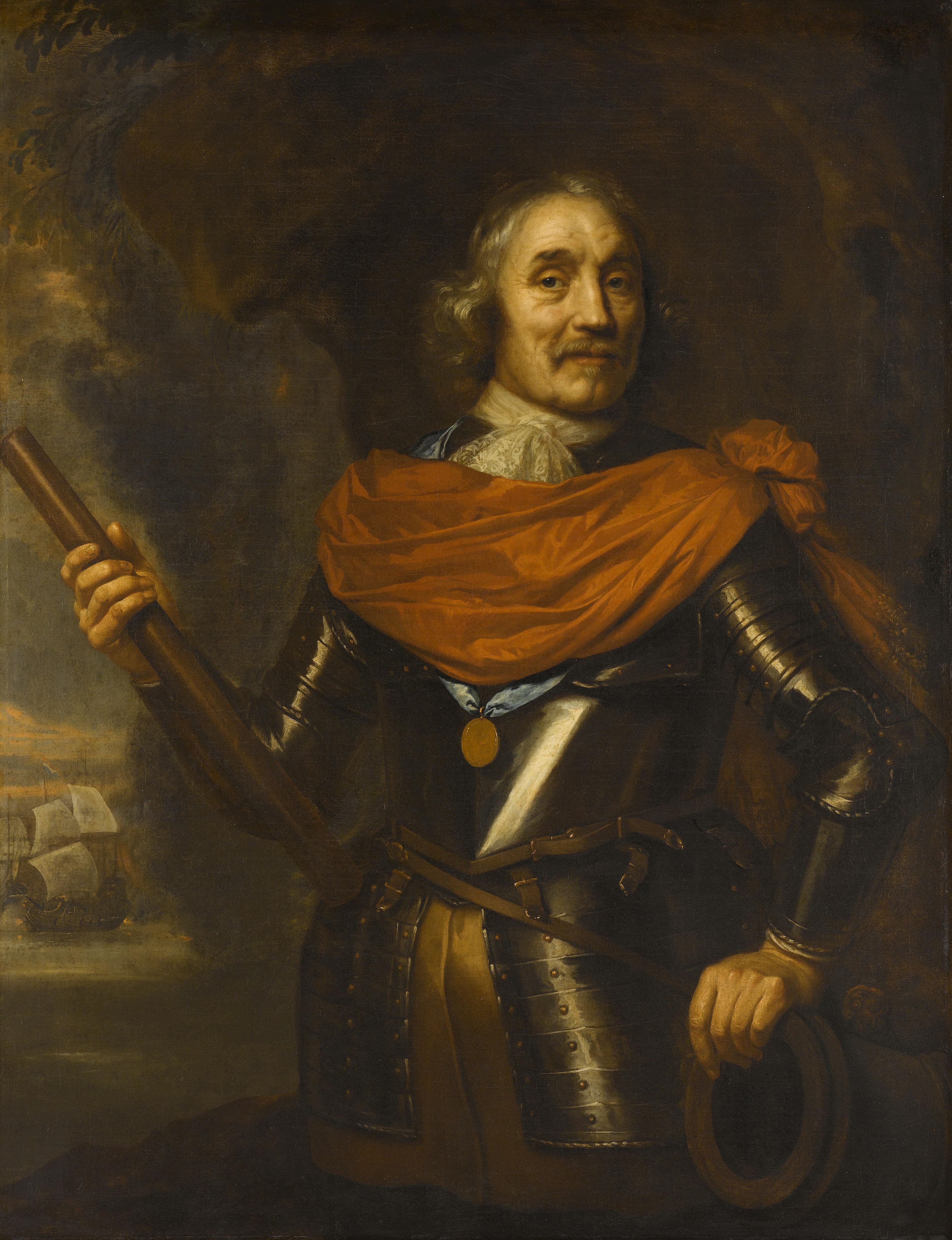 Maerten Harpertsz Tromp (1598-1653). Luitenant-admiraal — Jan Lievens